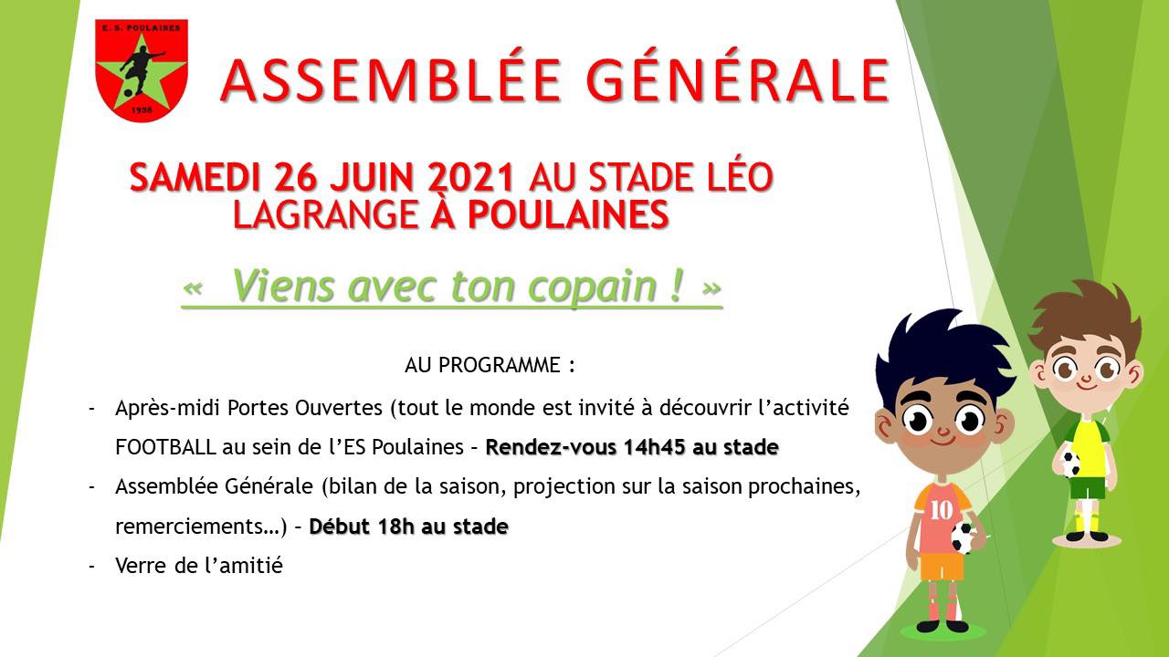 Assemblée Générale Etoile Sportive Poulaines