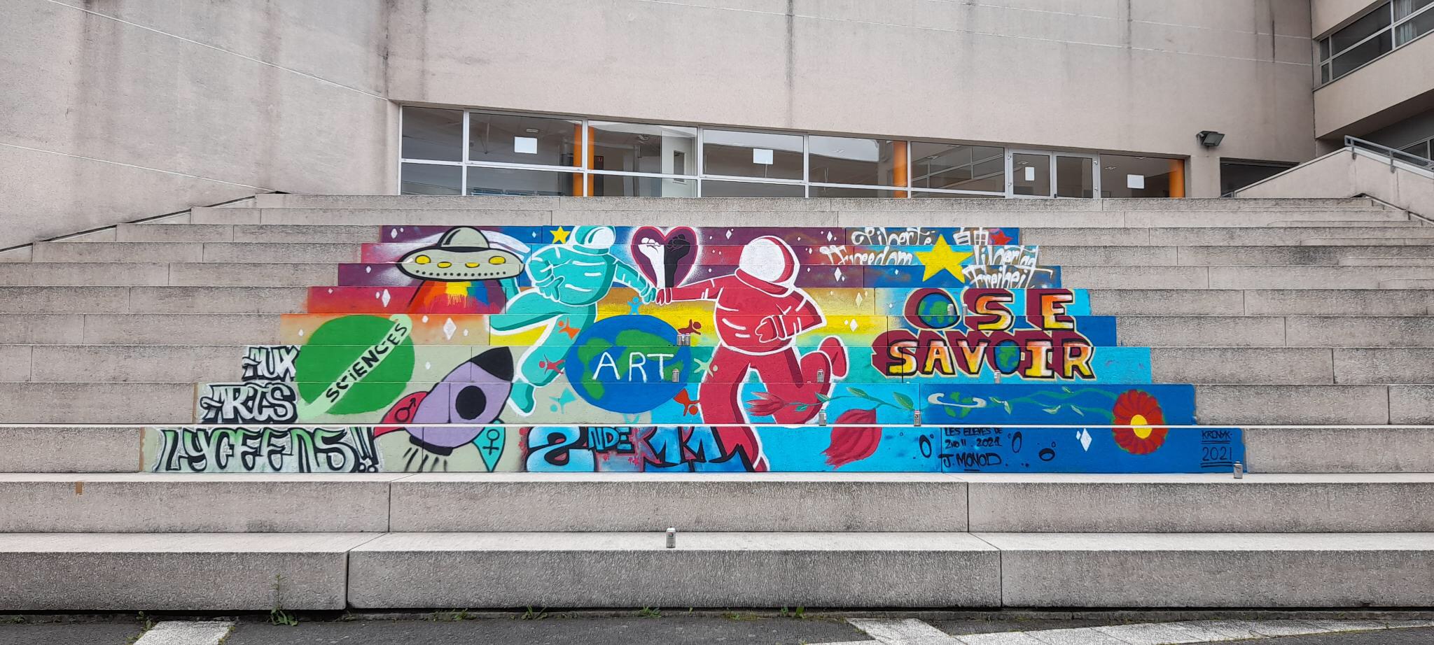 "La montée des marches en couleur" : le final