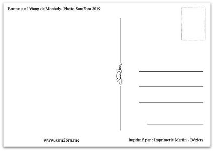 Verso cartes postales sam2bra