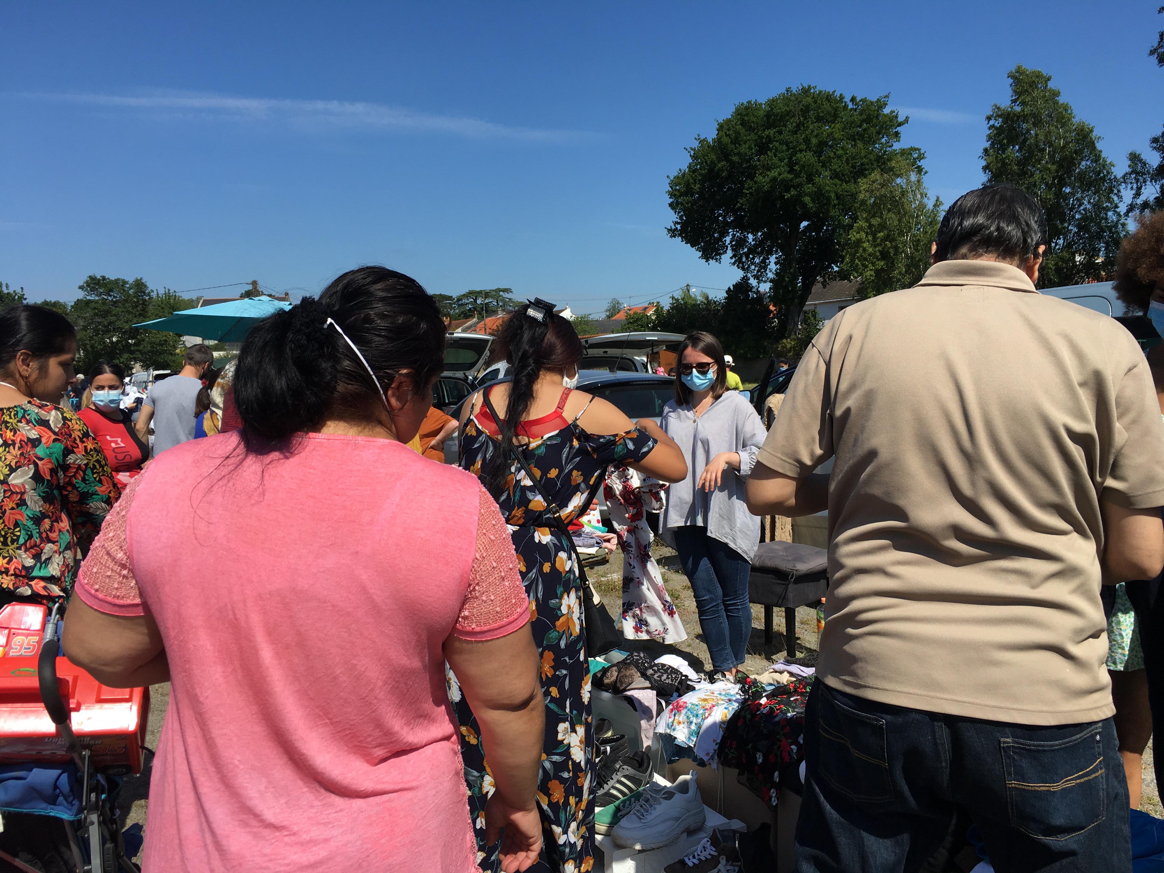 Vide grenier au stade Mellinet à Nantes