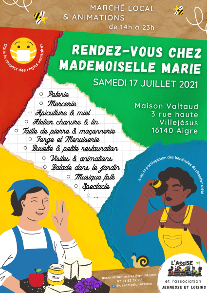 17 juillet : Marché local - Aigre