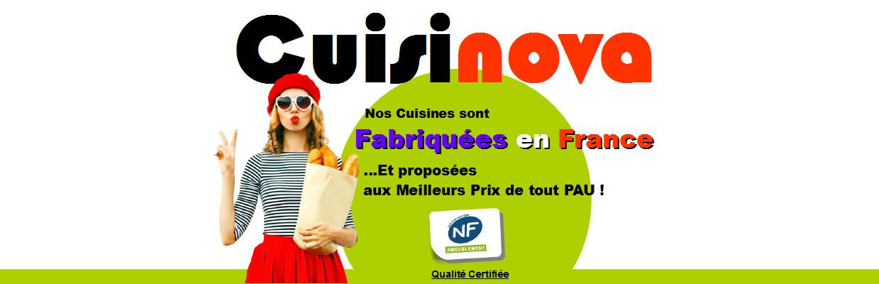 agencement de cuisines sur mesures équipées et intégrées à la carte.Pau Lons.