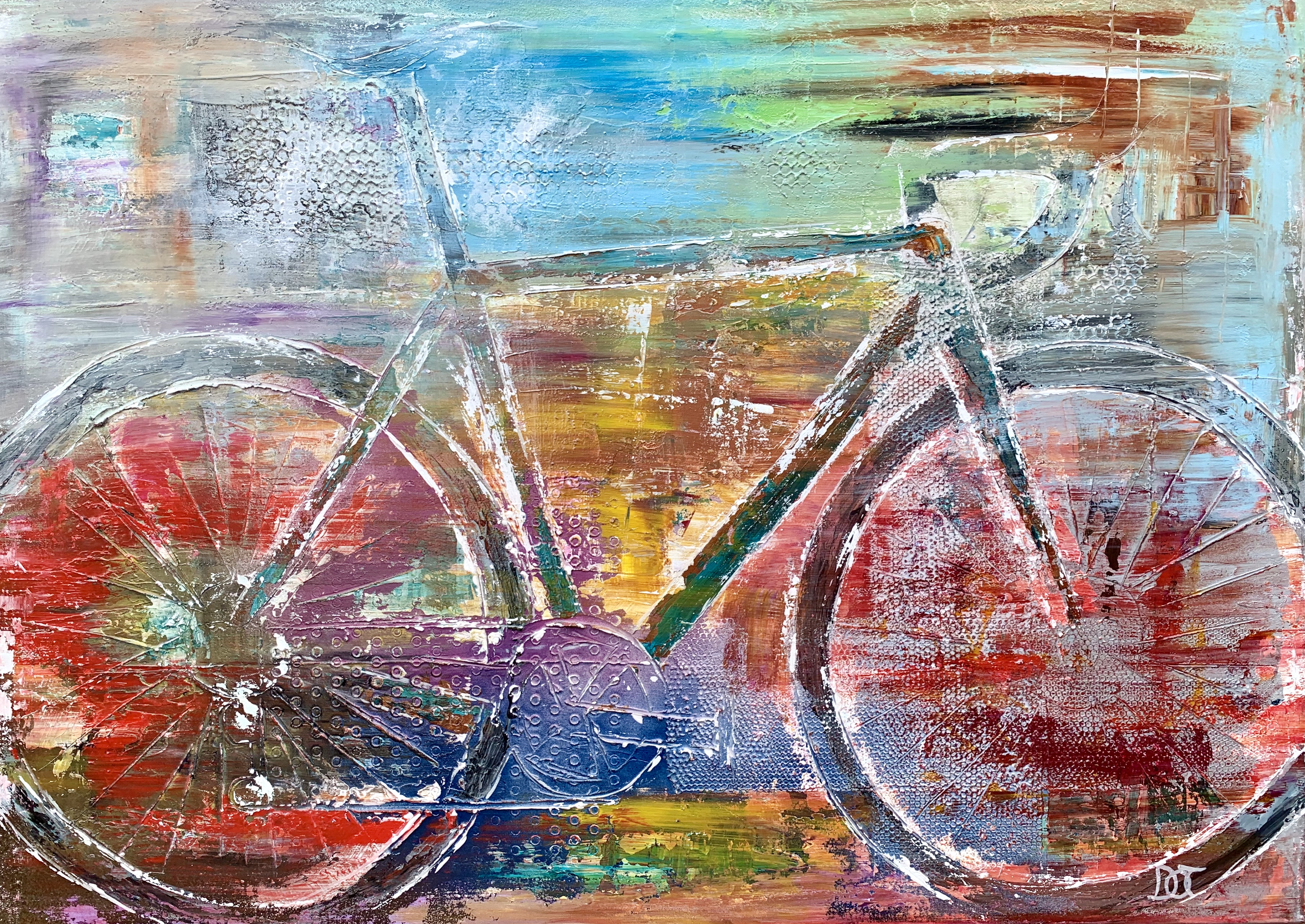 Corail.  42 x 30 po disponible à la galerie La Station Eastman