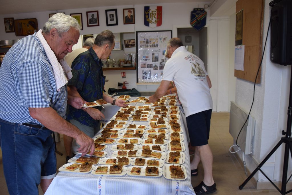 Le 19 juin 2021 repas de reprise de la section 3 