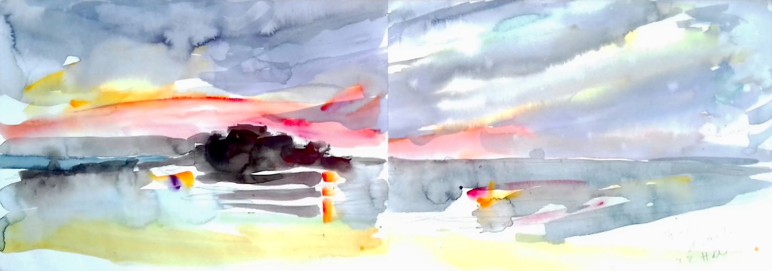 Nathalie gallet aquarelles 07 21 09 12 st malo 57 5x20 5 canson 180gr