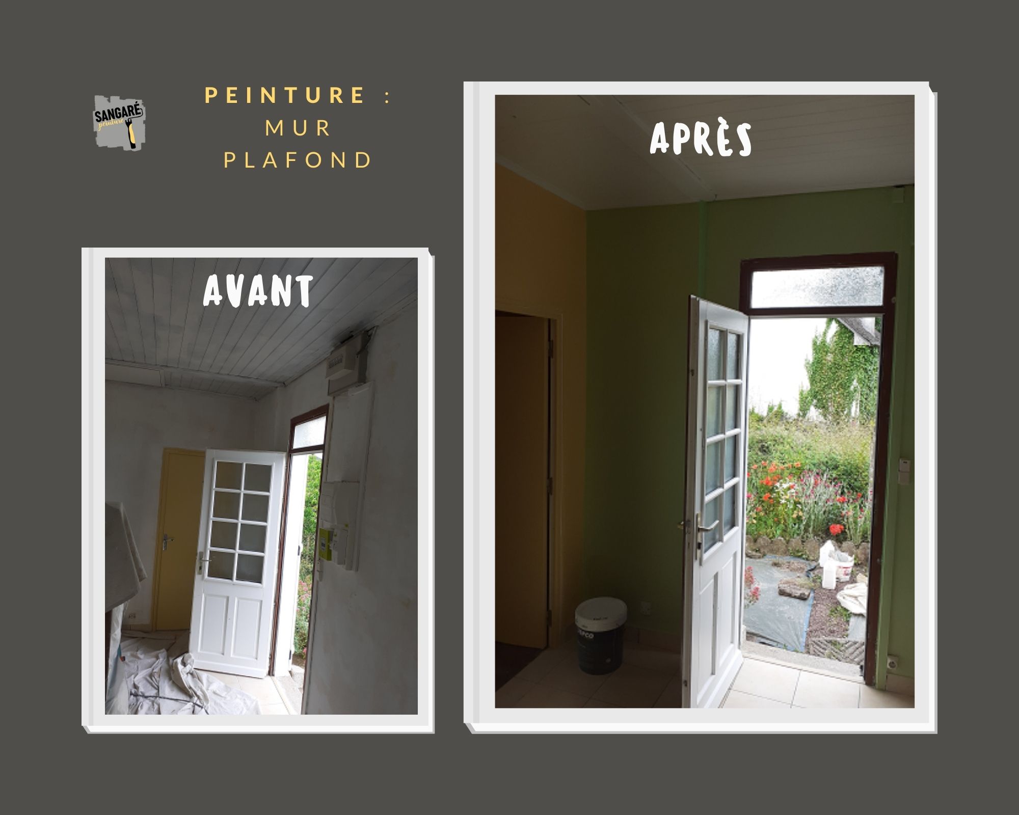 Sangare peinture en 2 etapes gris 2