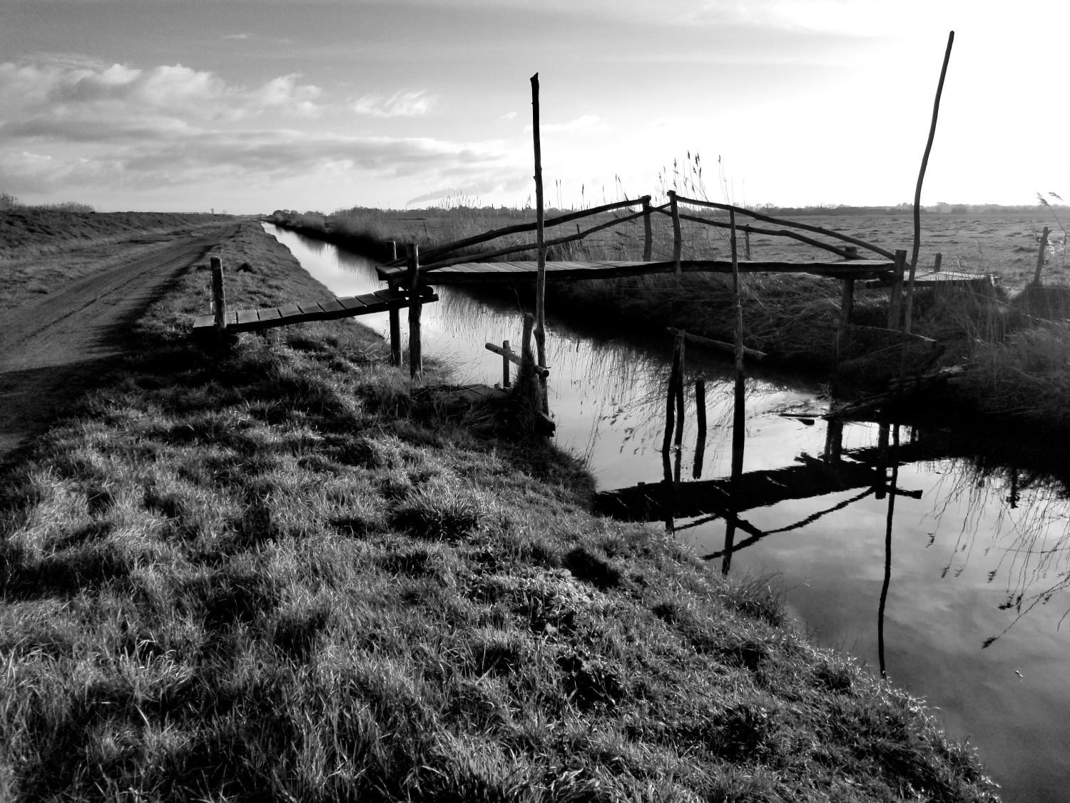 Le pont sur l etier