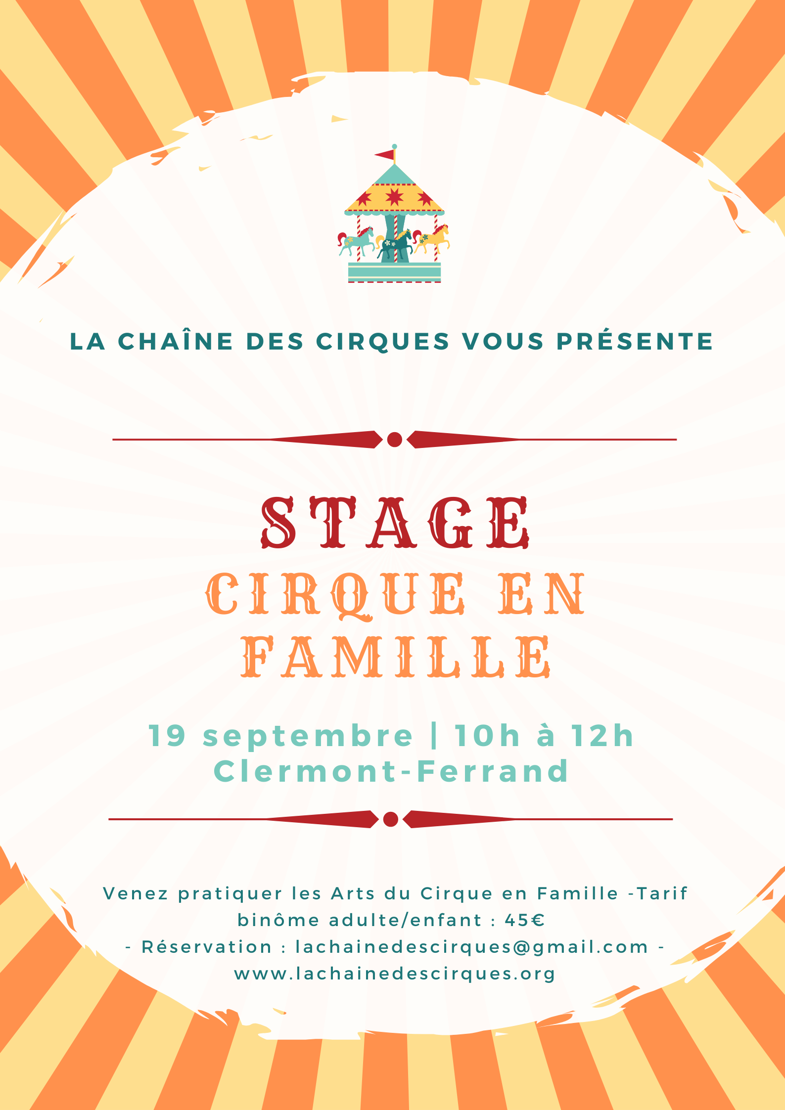 Stage Cirque en Famille