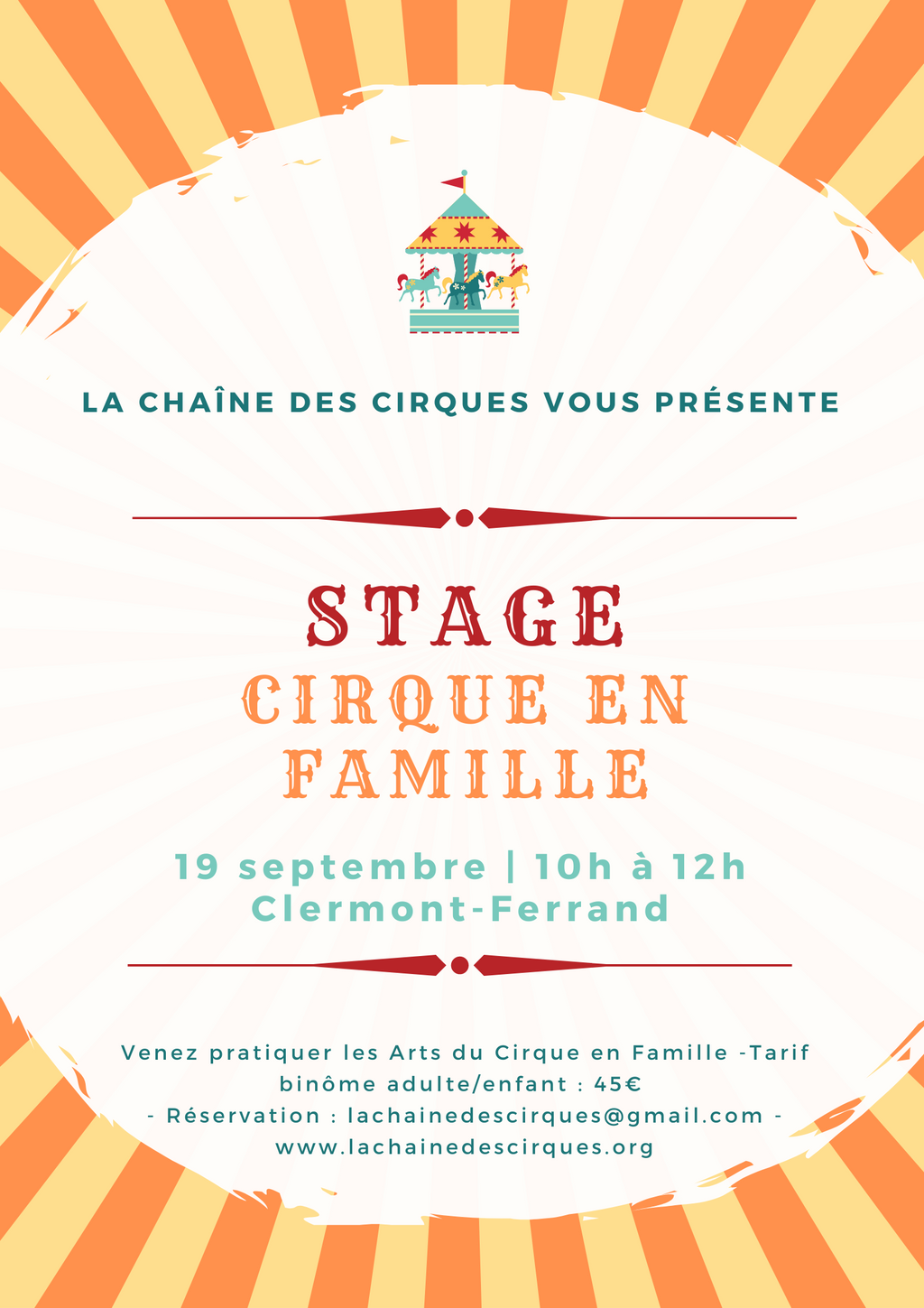 Stage Cirque en Famille