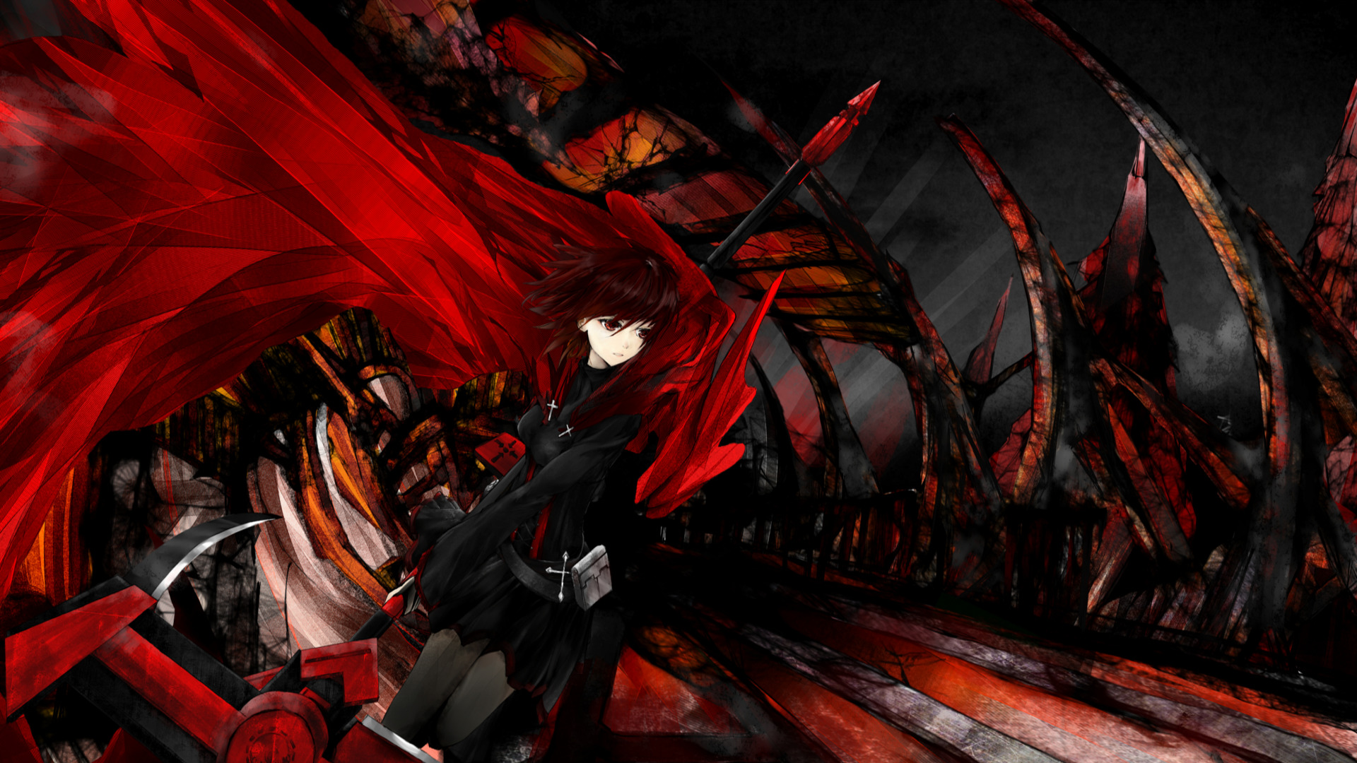 Itl-cat black-and-red-wallpaper 878317