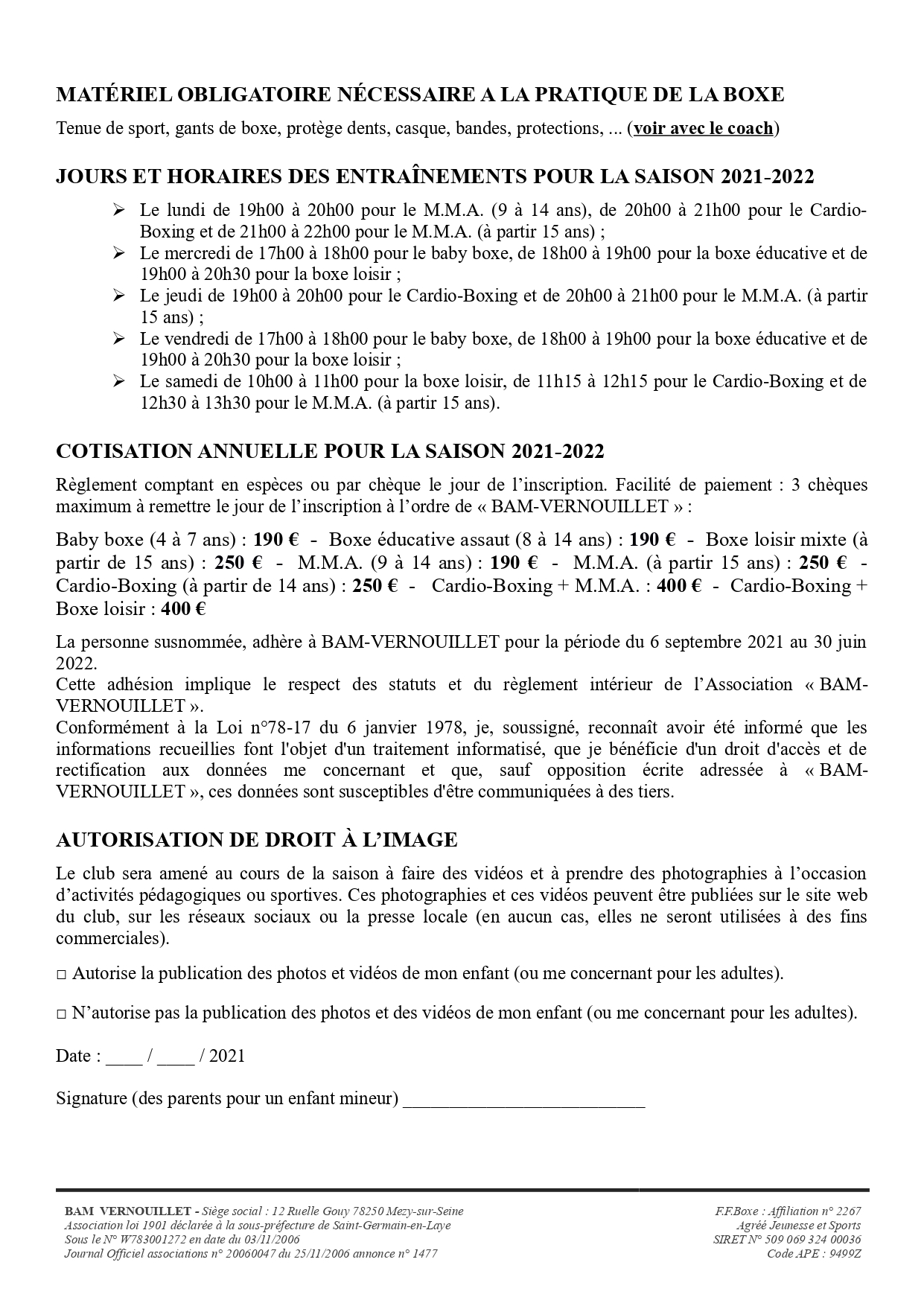 Fiche-d-inscription-adherents-Saison-2021-2022-BAM-VERNOUILLET-4 verso
