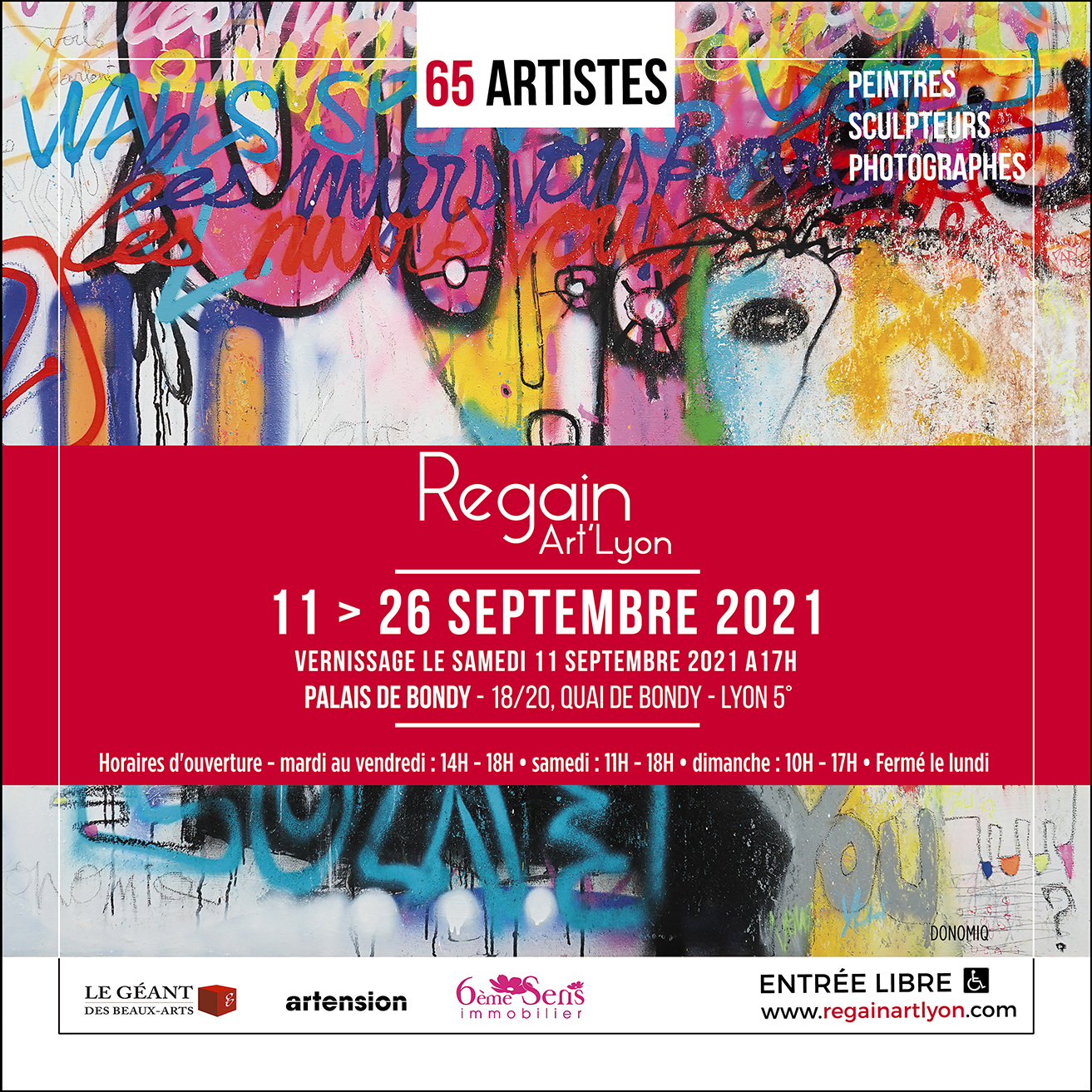 Flyer regain art lyon 2021 recto