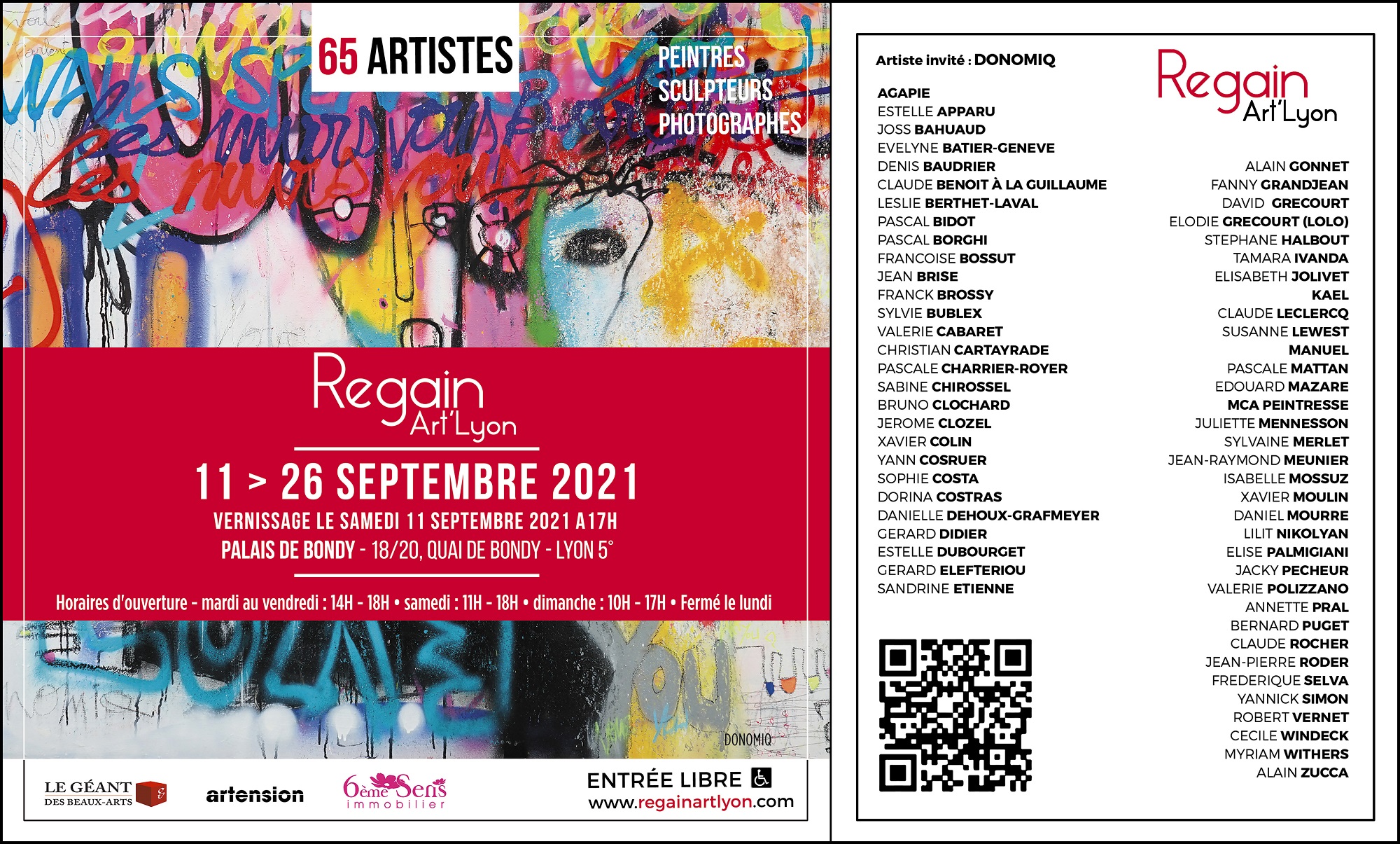 Flyer regain art lyon 2021 horizontal