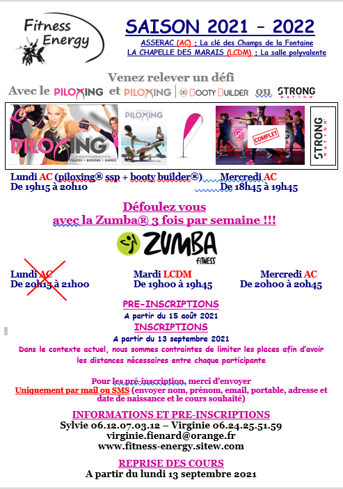 Flyer saison 2021 2022