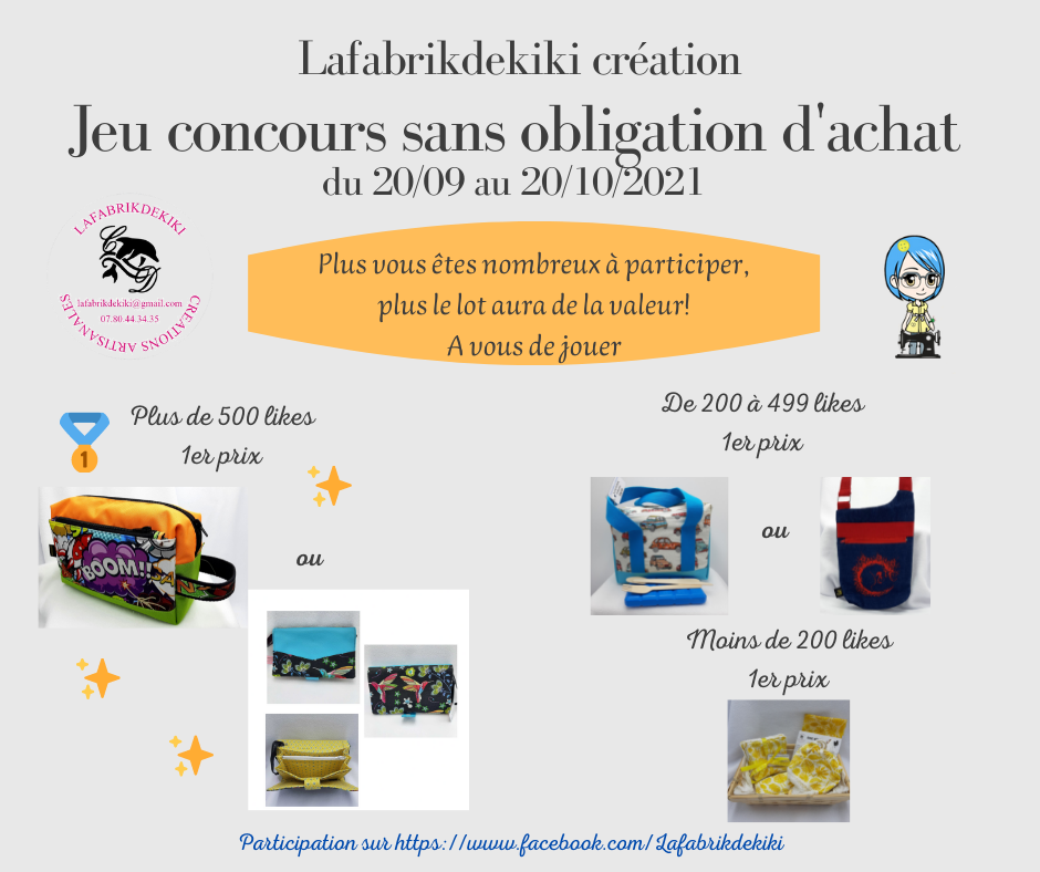 Jeu concours sur Facebook