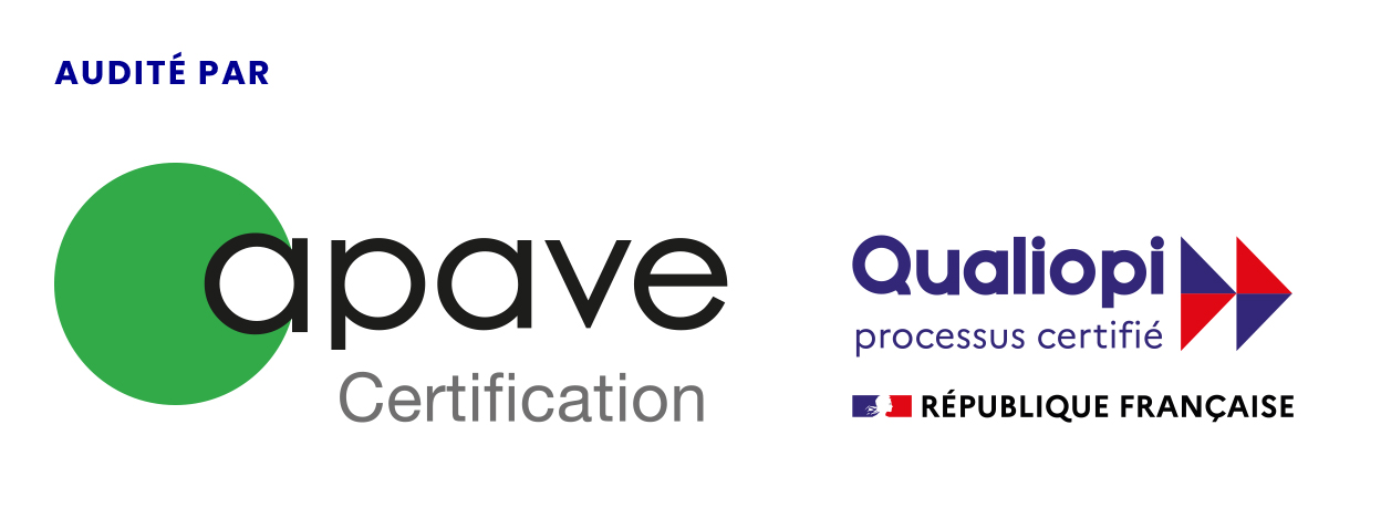 Logo ApaveCertification et Qualiopi