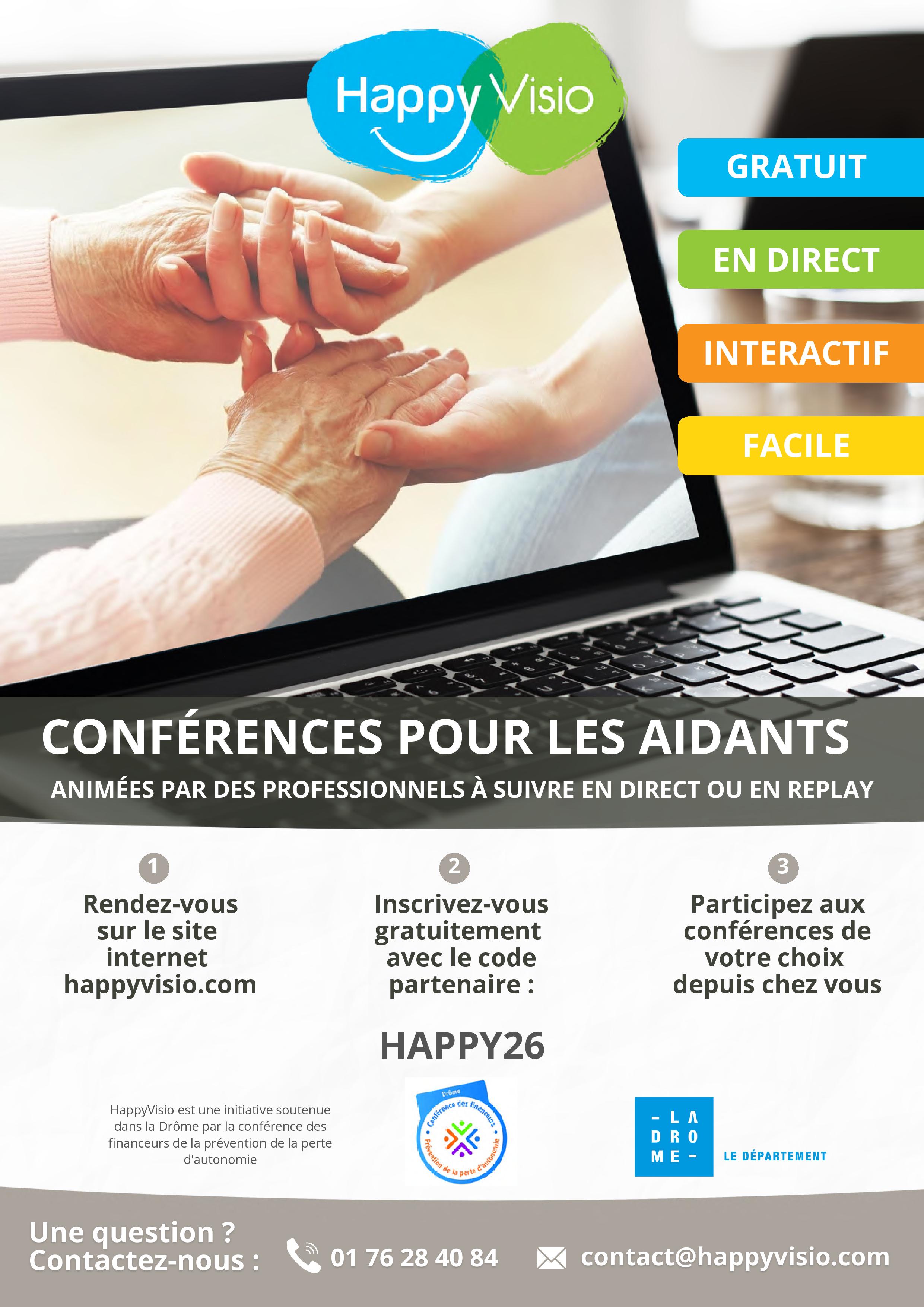 Happy Visio pour les aidants