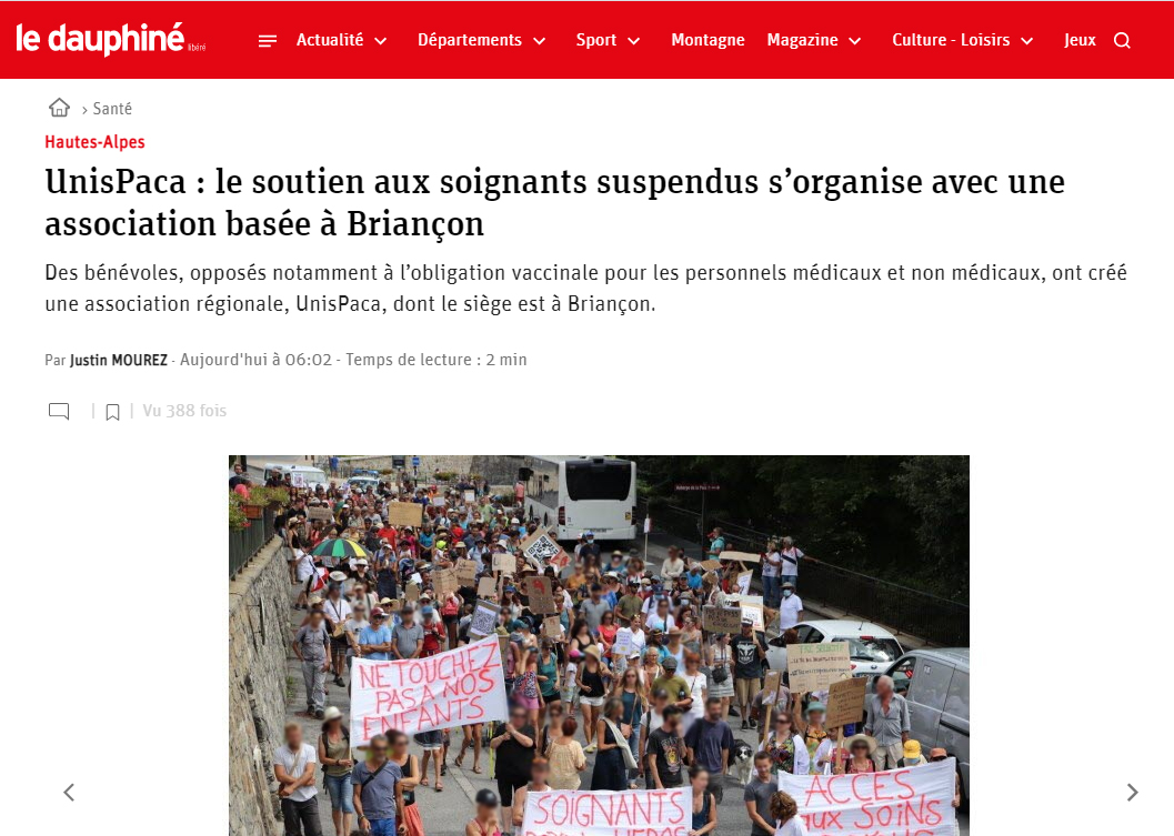 Unispaca article dauphine