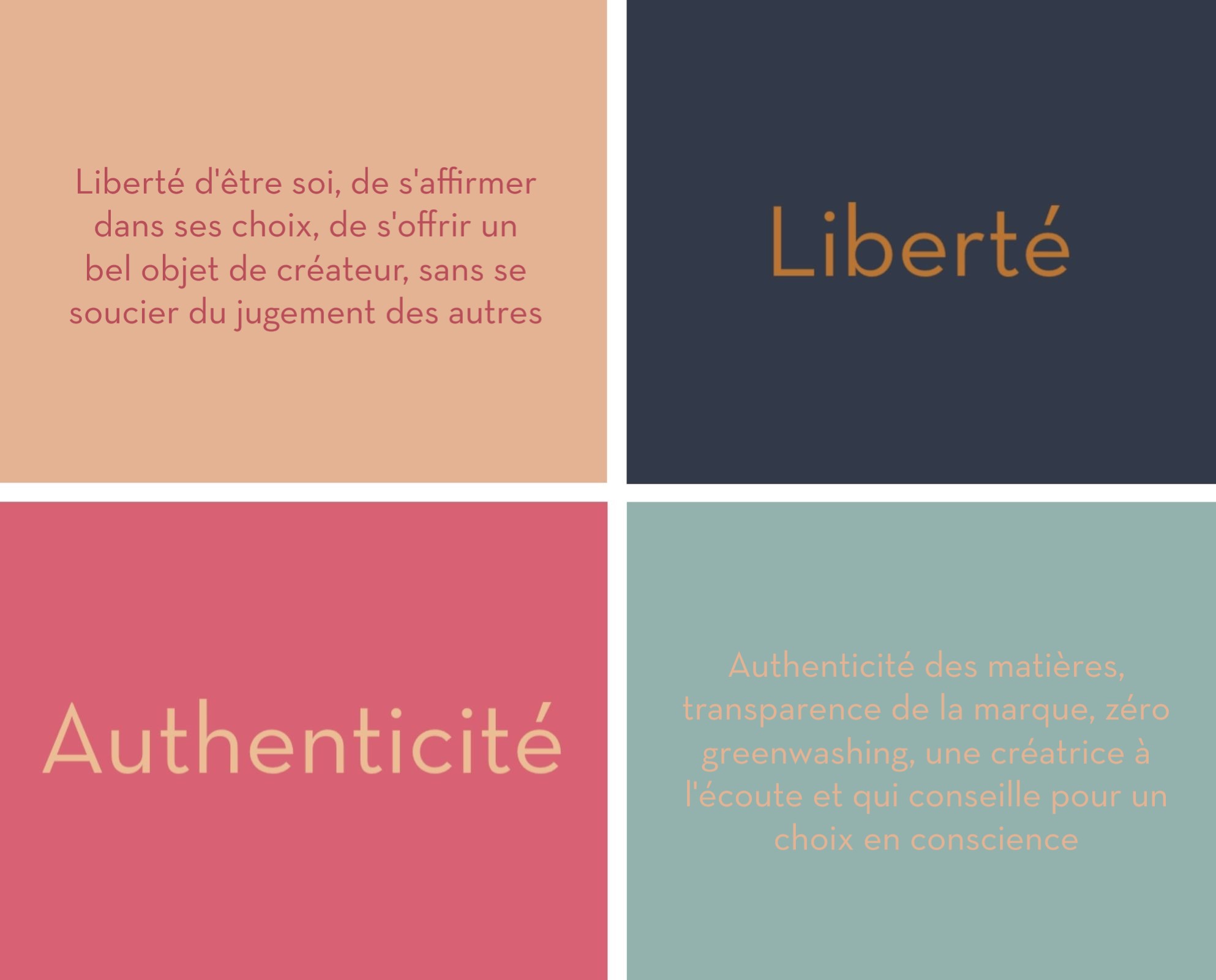 Template valeurs