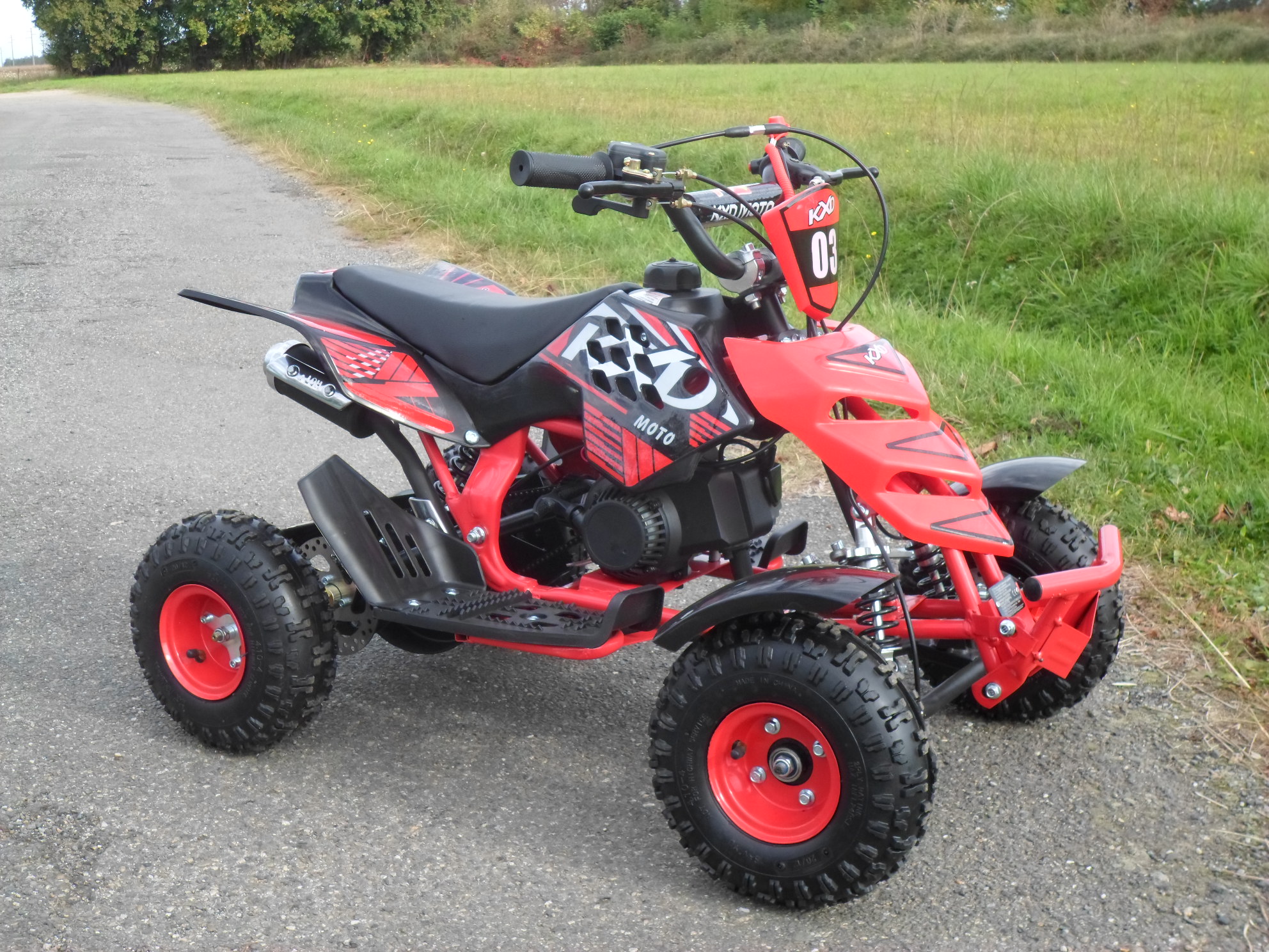 Quad ninja 4p rouge 2