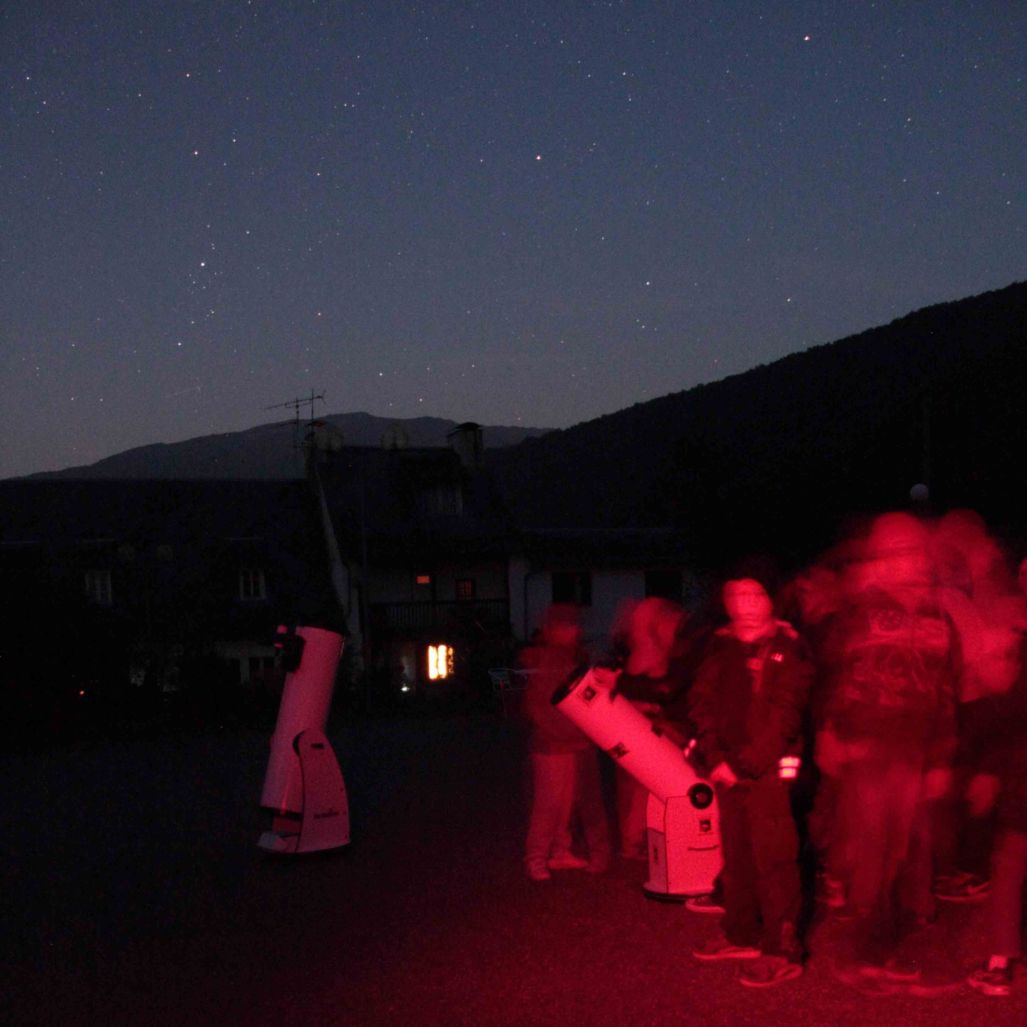 Atelier astronomie, observation du ciel