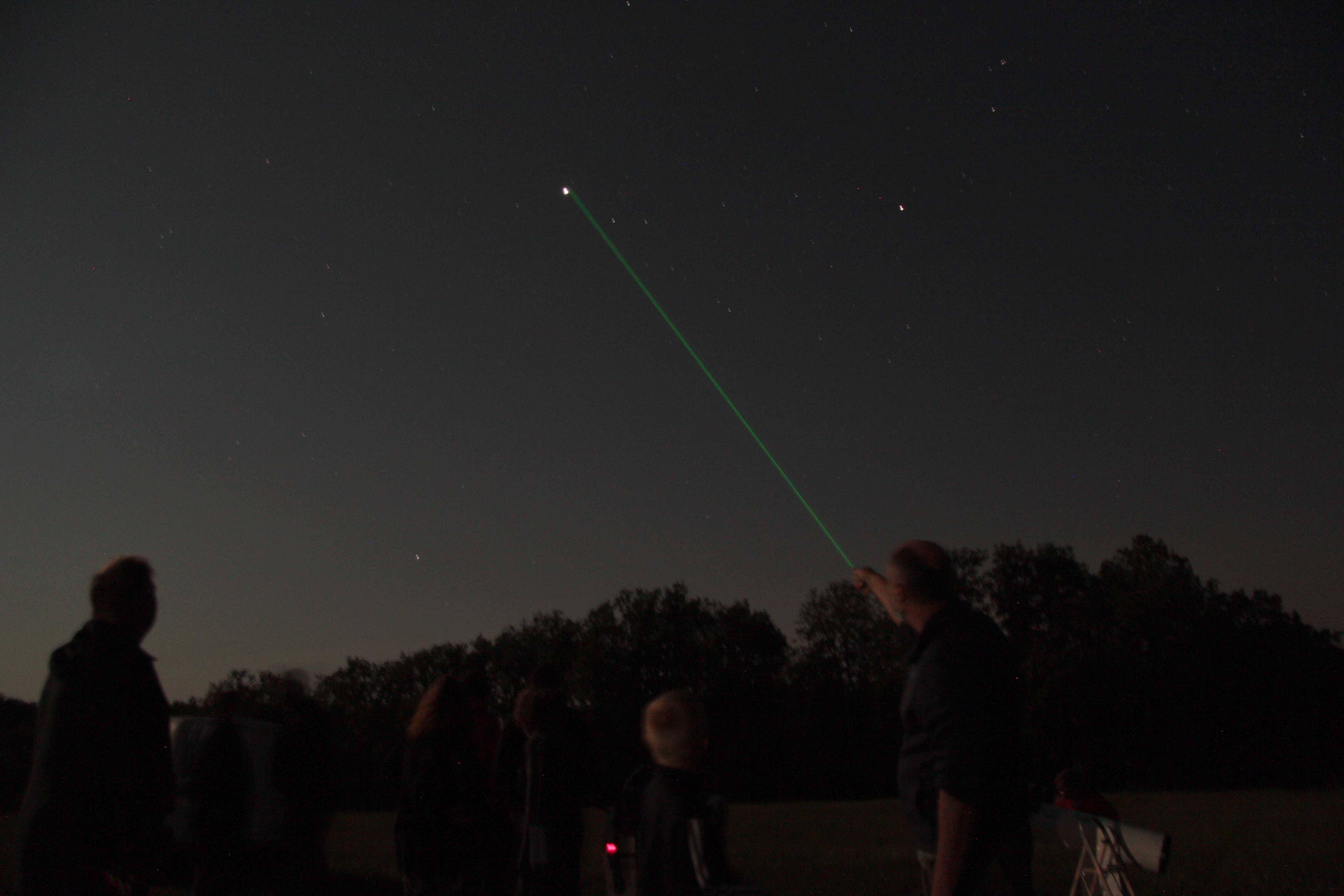 Soirée astronomie, observation du ciel et des constellations.