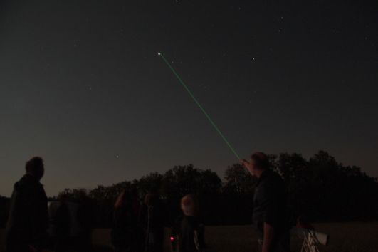 Soirée astronomie, observation du ciel et des constellations.