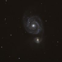 observation du ciel : une galaxie au télescope