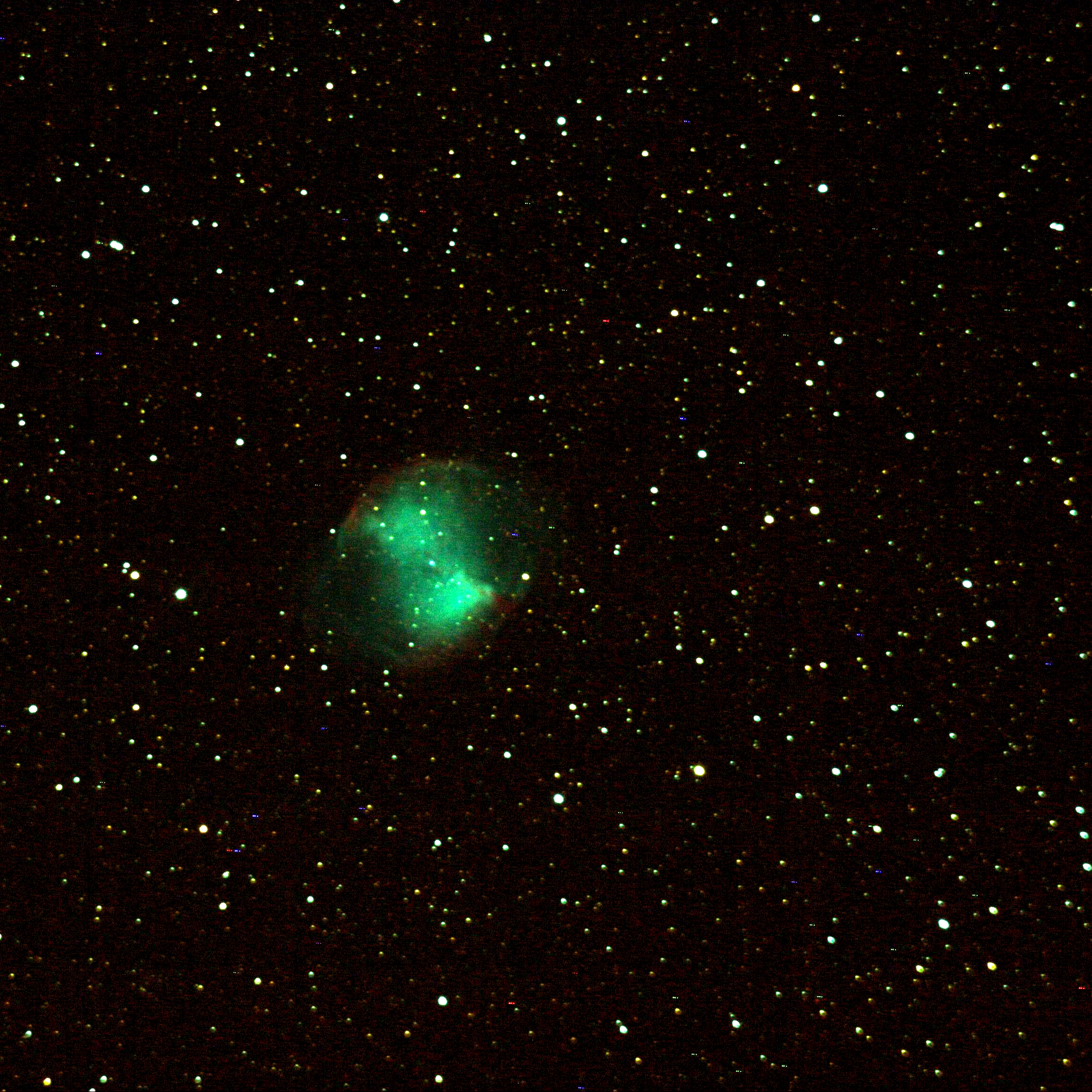 observation du ciel : une nébuleuse au télescope