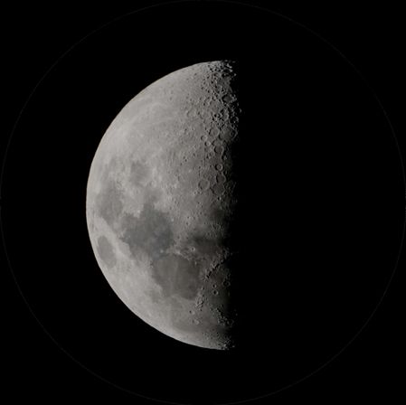 observation du ciel : La Lune au télescope