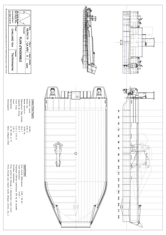 Plan barge chaland 16m pl ensemble a3 1 page 001