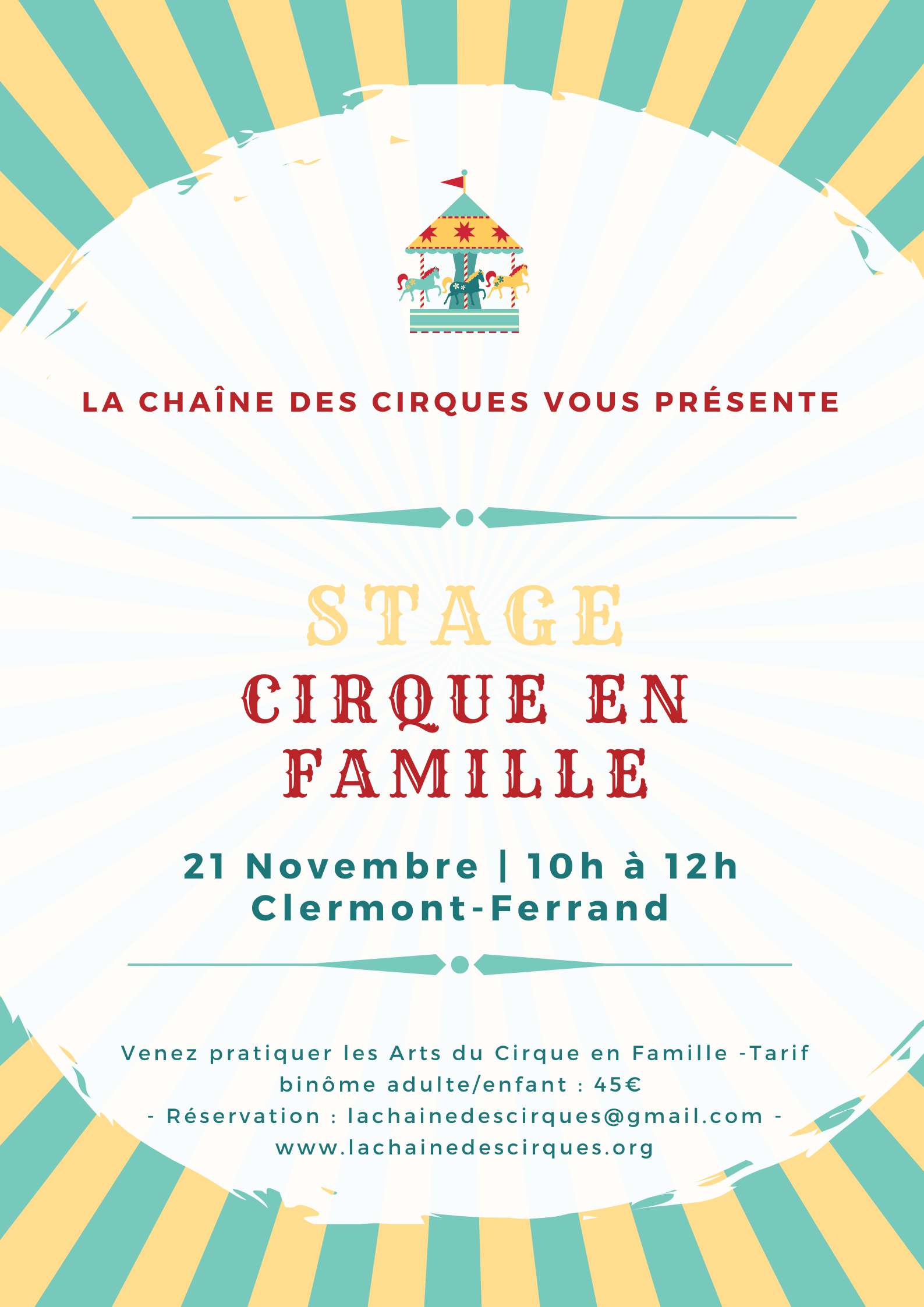 Stage Cirque en Famille