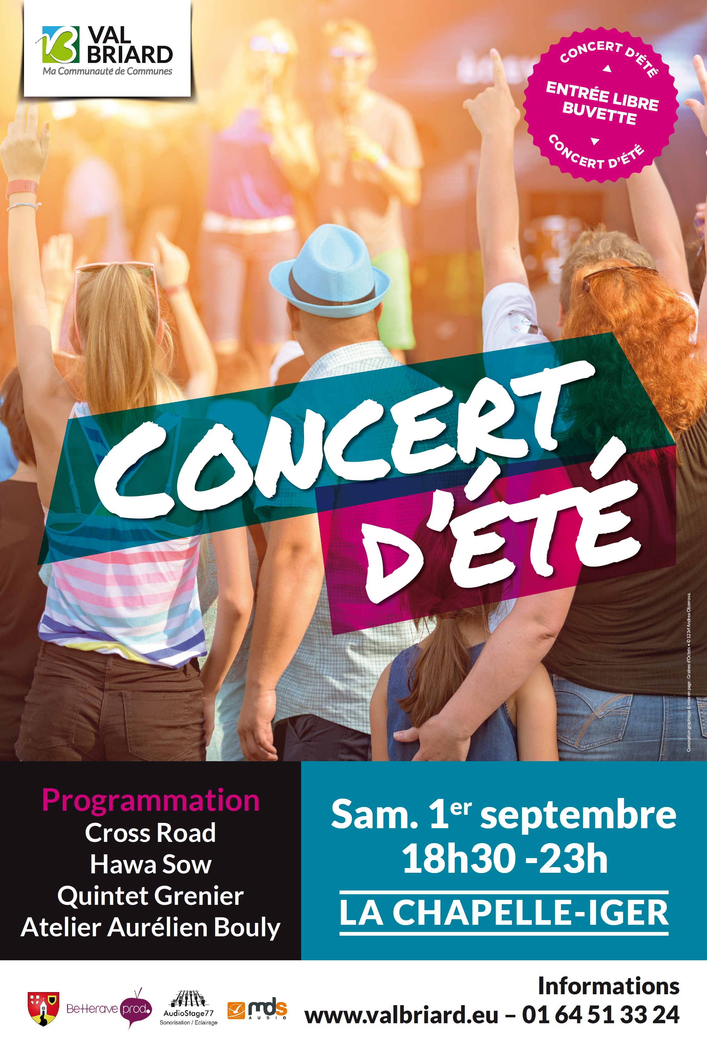 Concert d ete affiche concert 2018