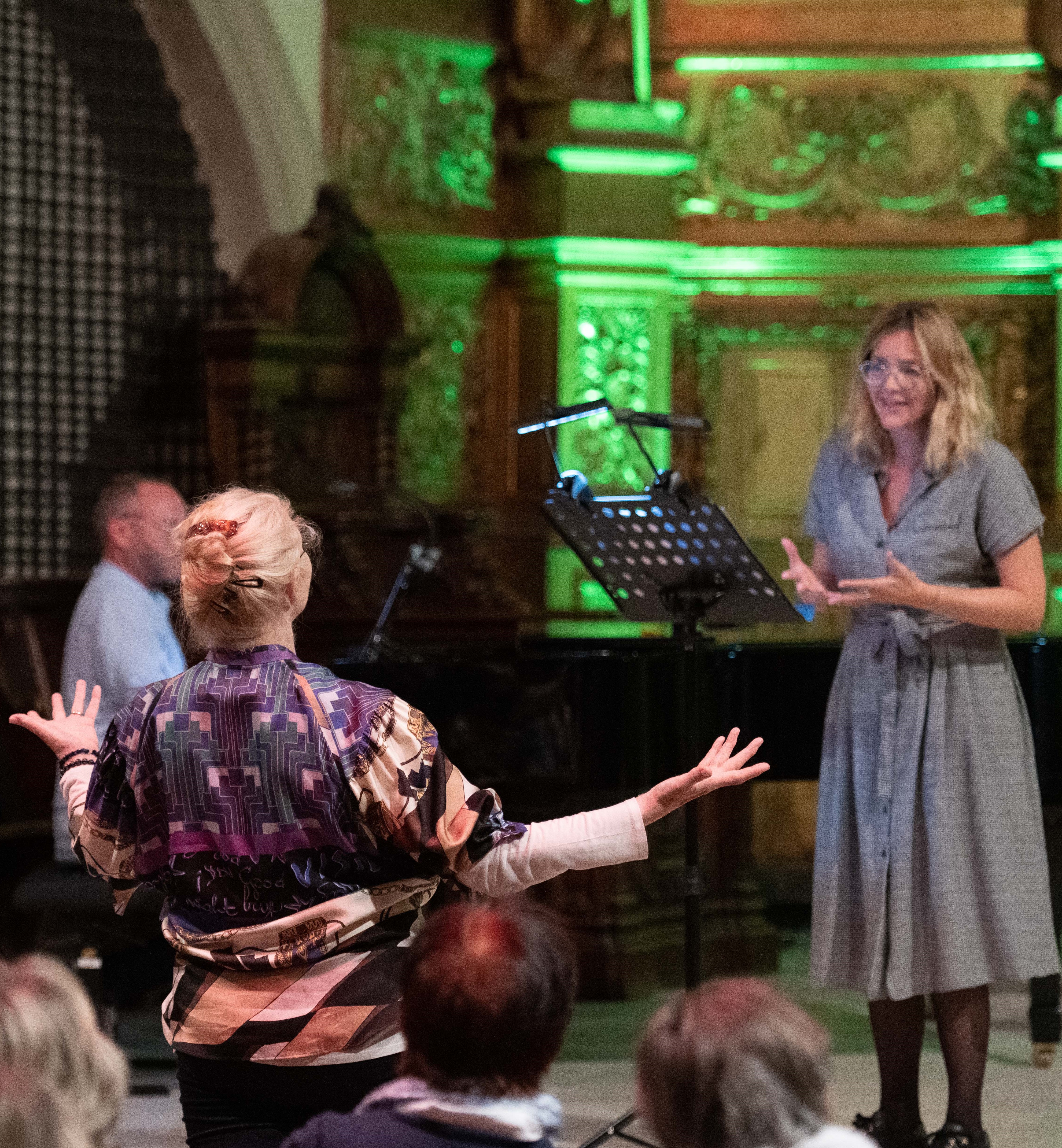 Masterclass animée par Annick MASSIS et Antoine PALLOC. Pézenas octobre 2021.