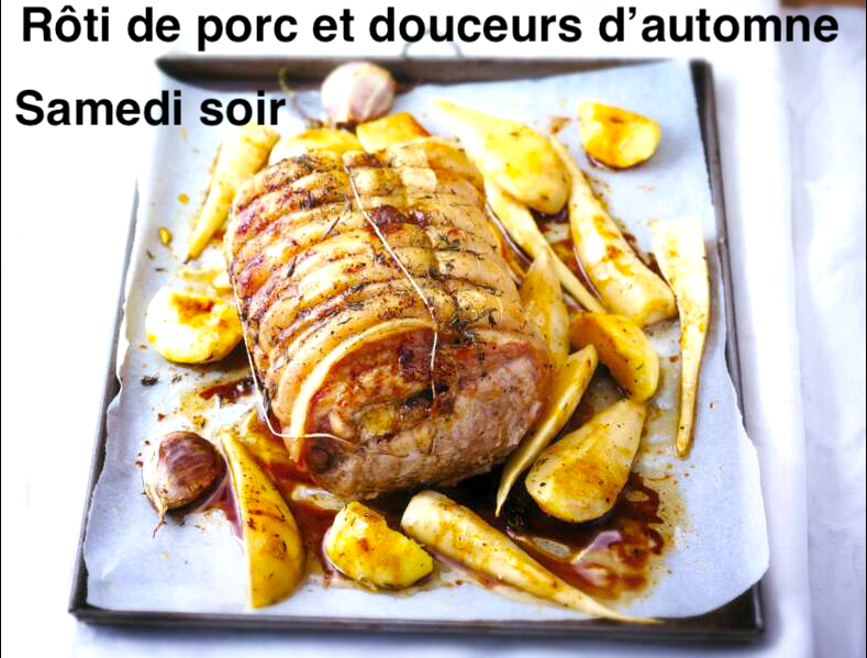 Ro ti de porc douceurs d automne la maison des vendangeurs martignargues