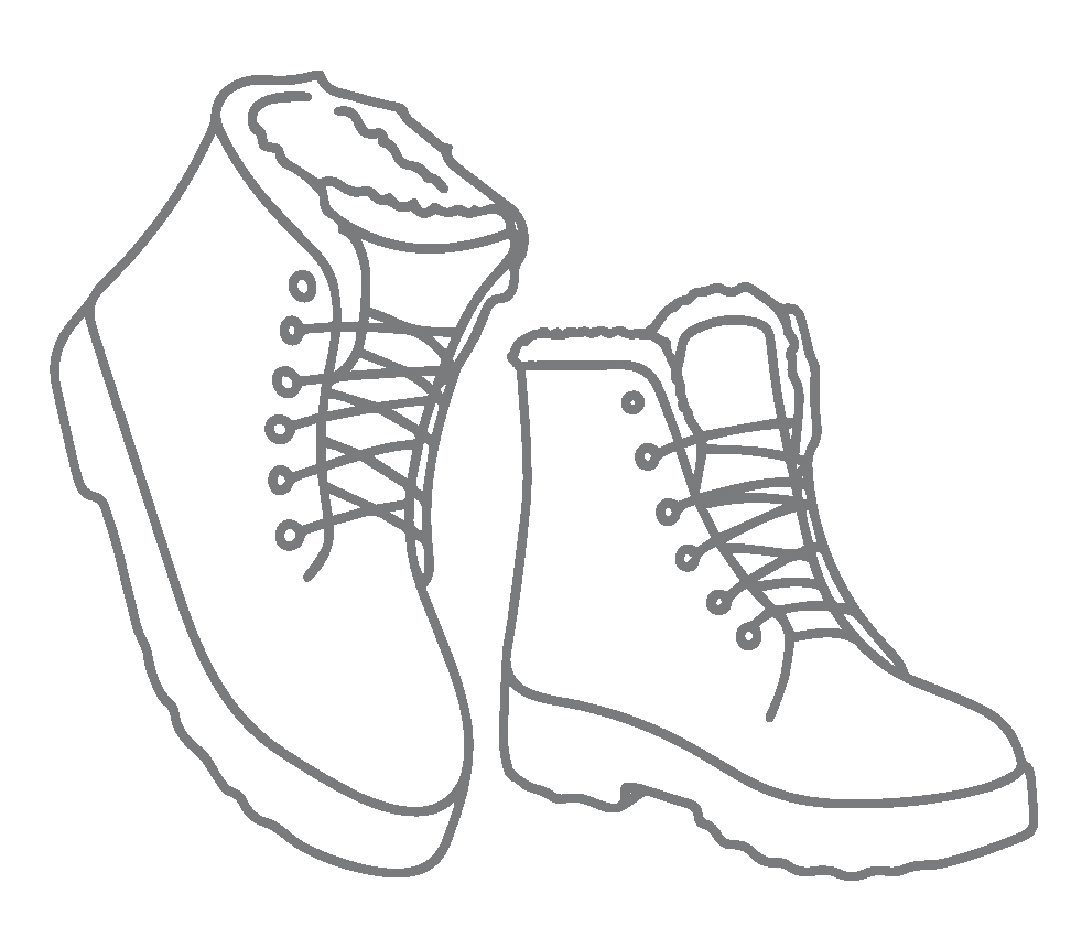Chaussures de marche de randonnée