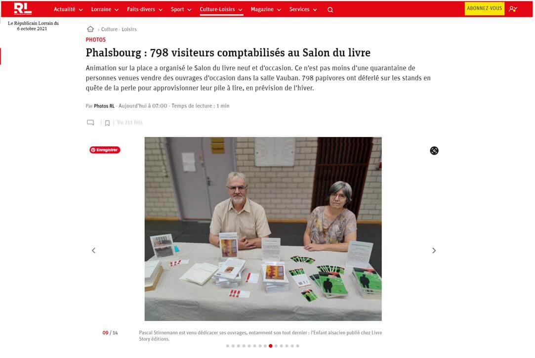 SALON DU LIVRE DE PHALSBOURG