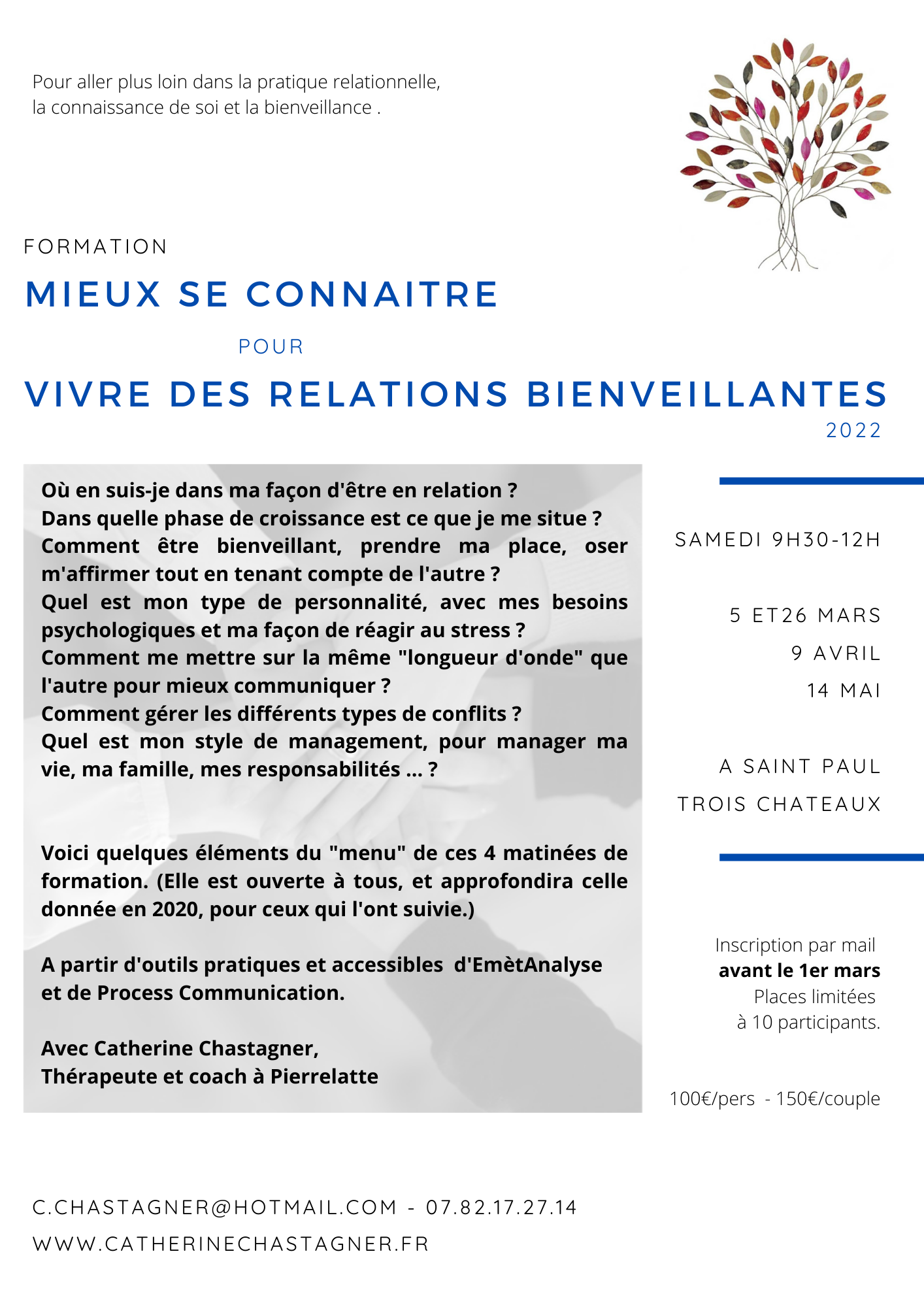 formation en relations bienveillantes valence