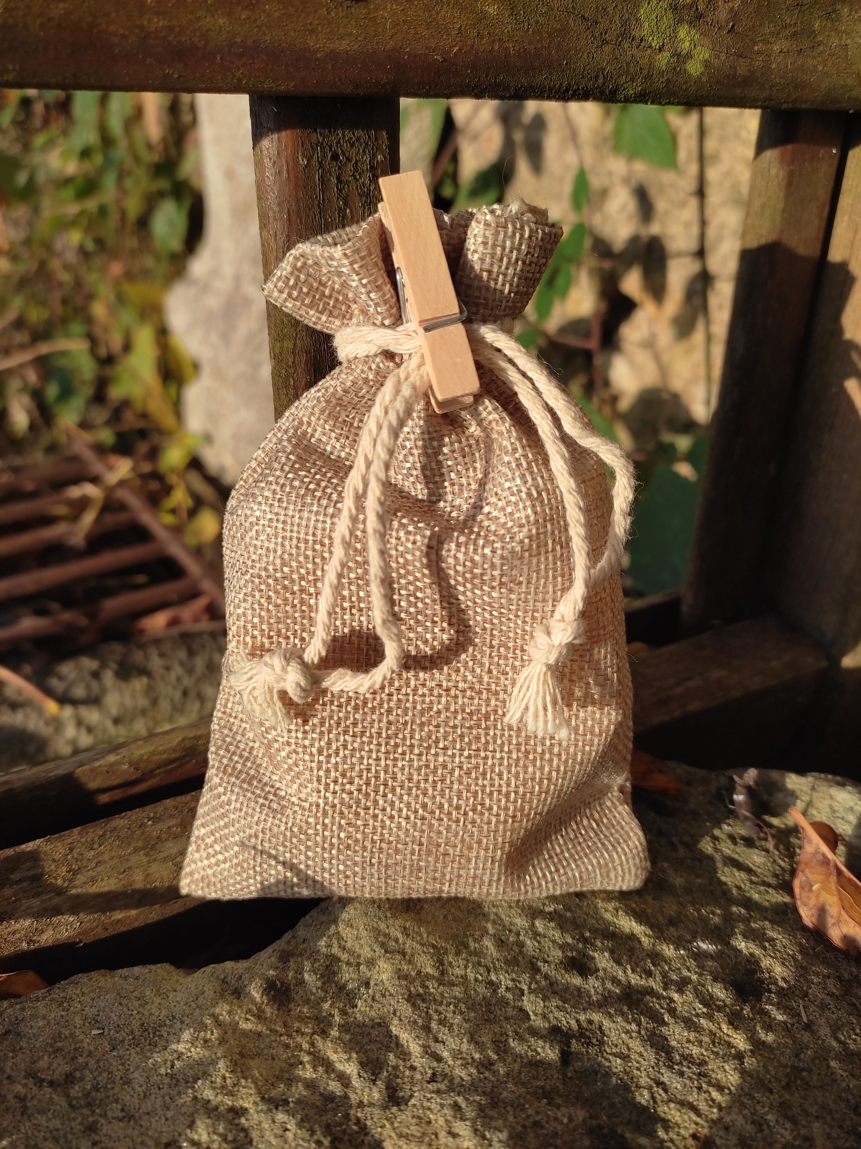 Sac toile de jute et savon 100gr