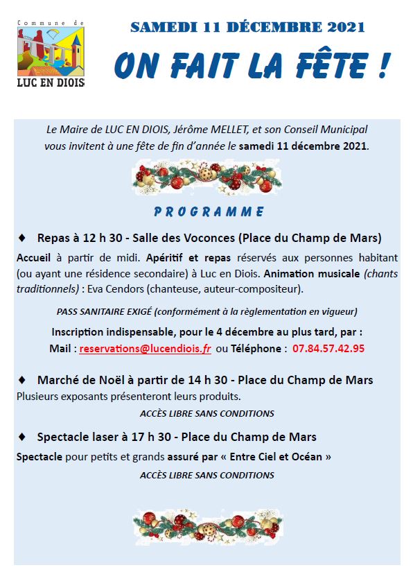 Fête de fin d'année