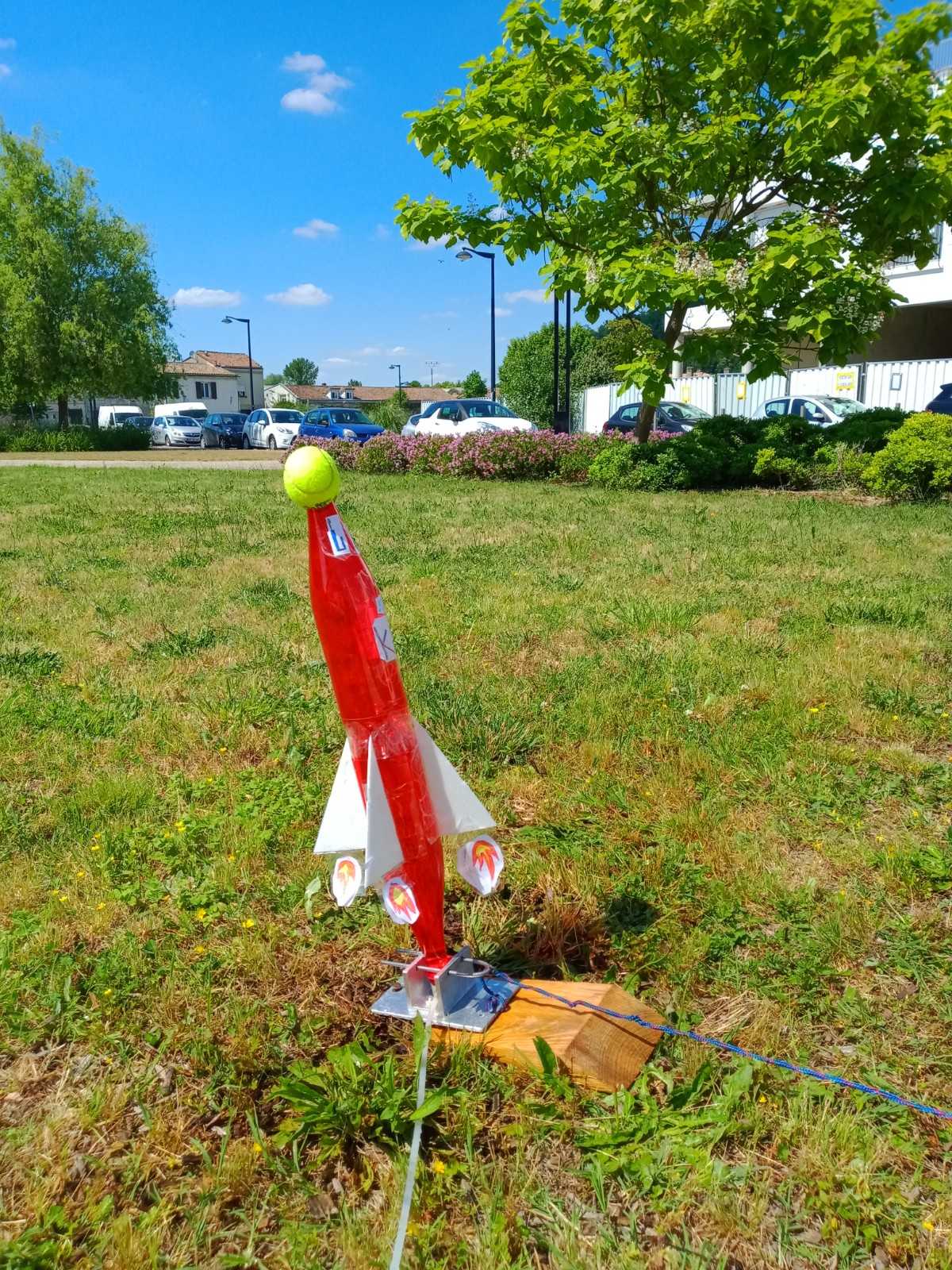 Classes astronomie, atelier astronomie, les fusées à eau