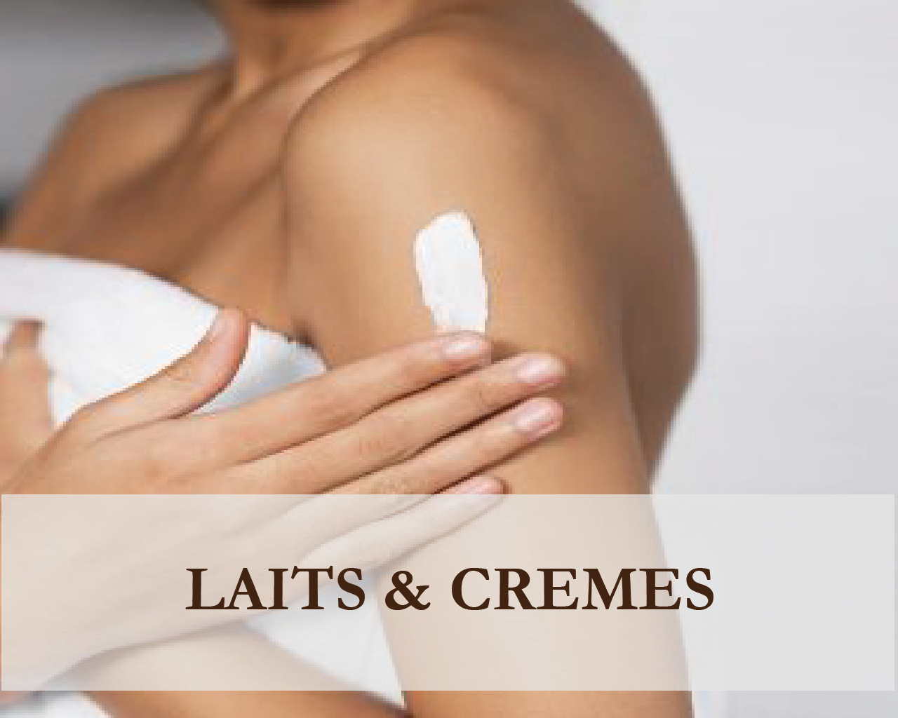 Laits et crèmes  corps  gamme Origine, les cosmètiques utilisés chez Lit'Dromassage minceur & beauté