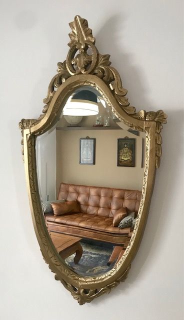 Petit miroir salon