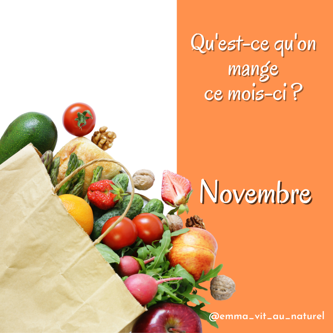 Fruits et légumes de Novembre