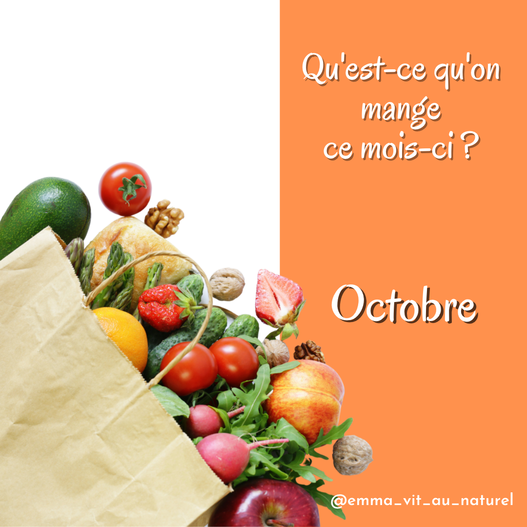 Fruits et légumes d'Octobre