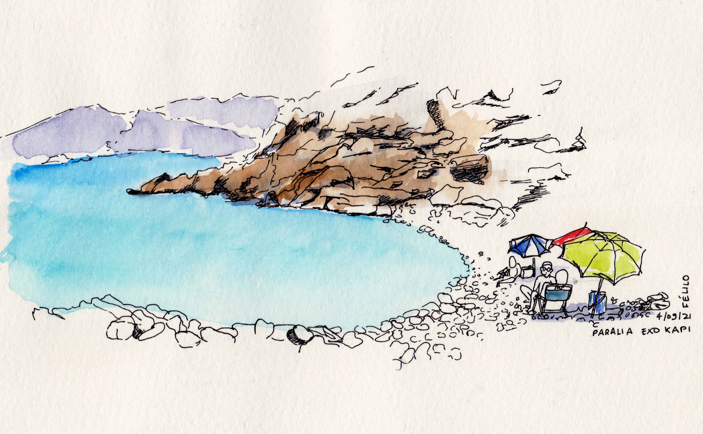 La plage