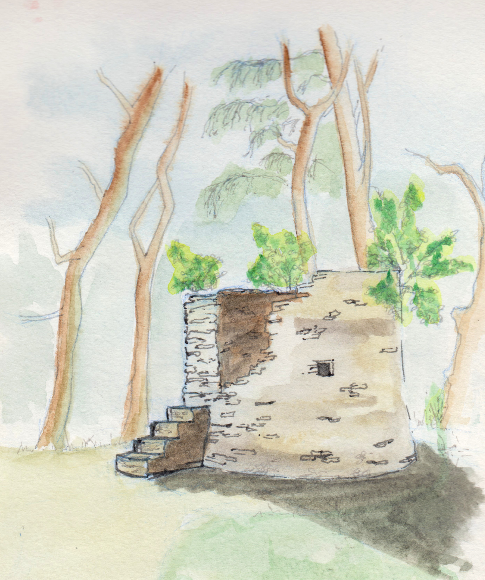 La tourette en ruine