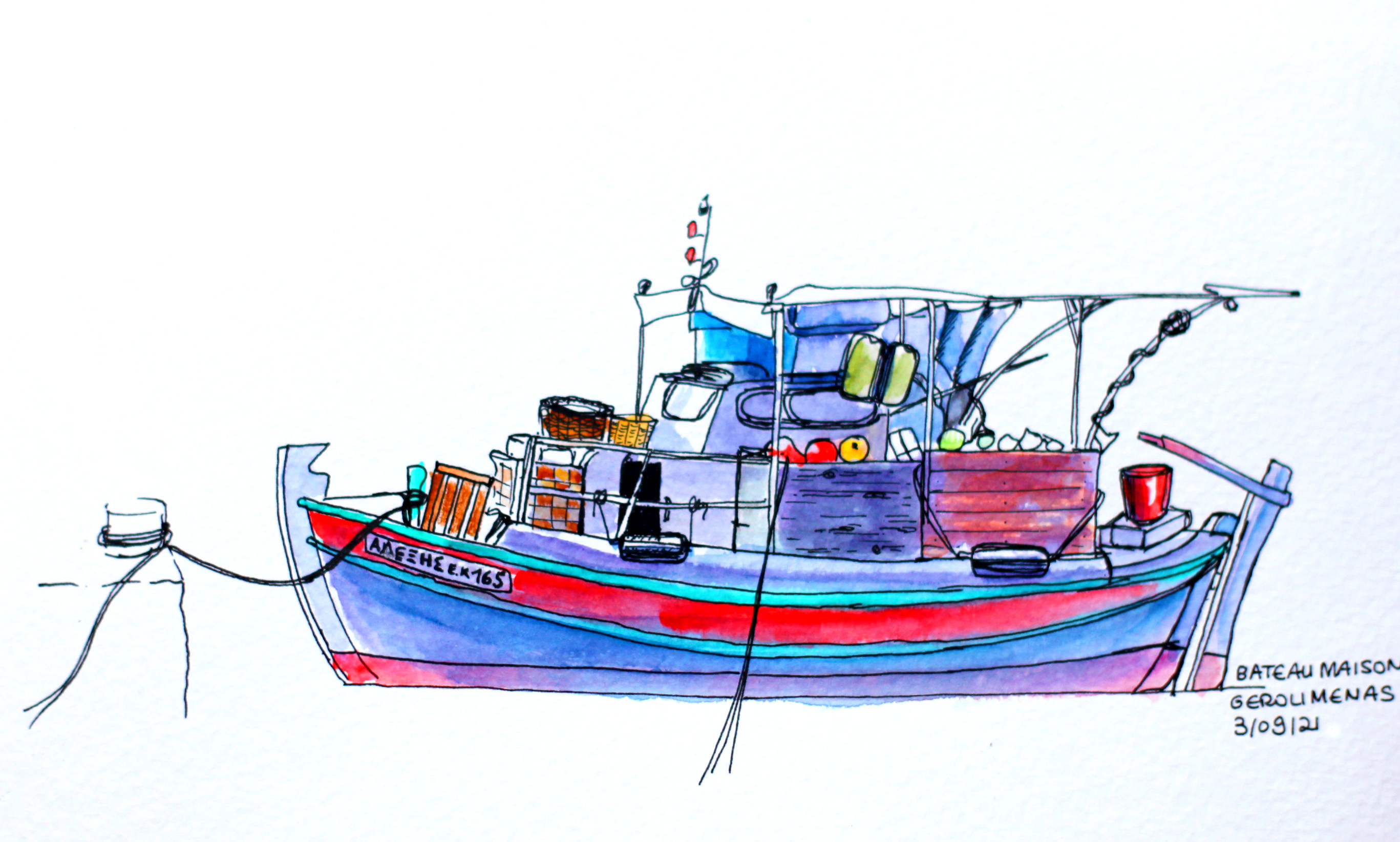 Le bateau maison