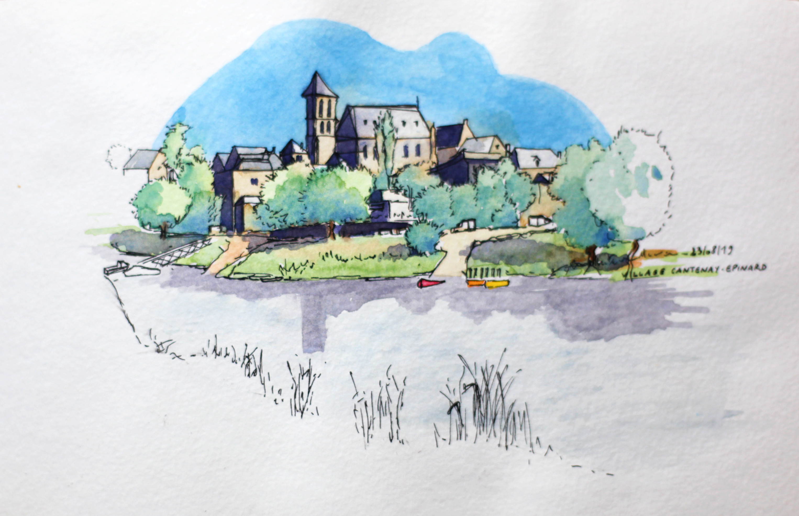 Le village de cantenay epinard