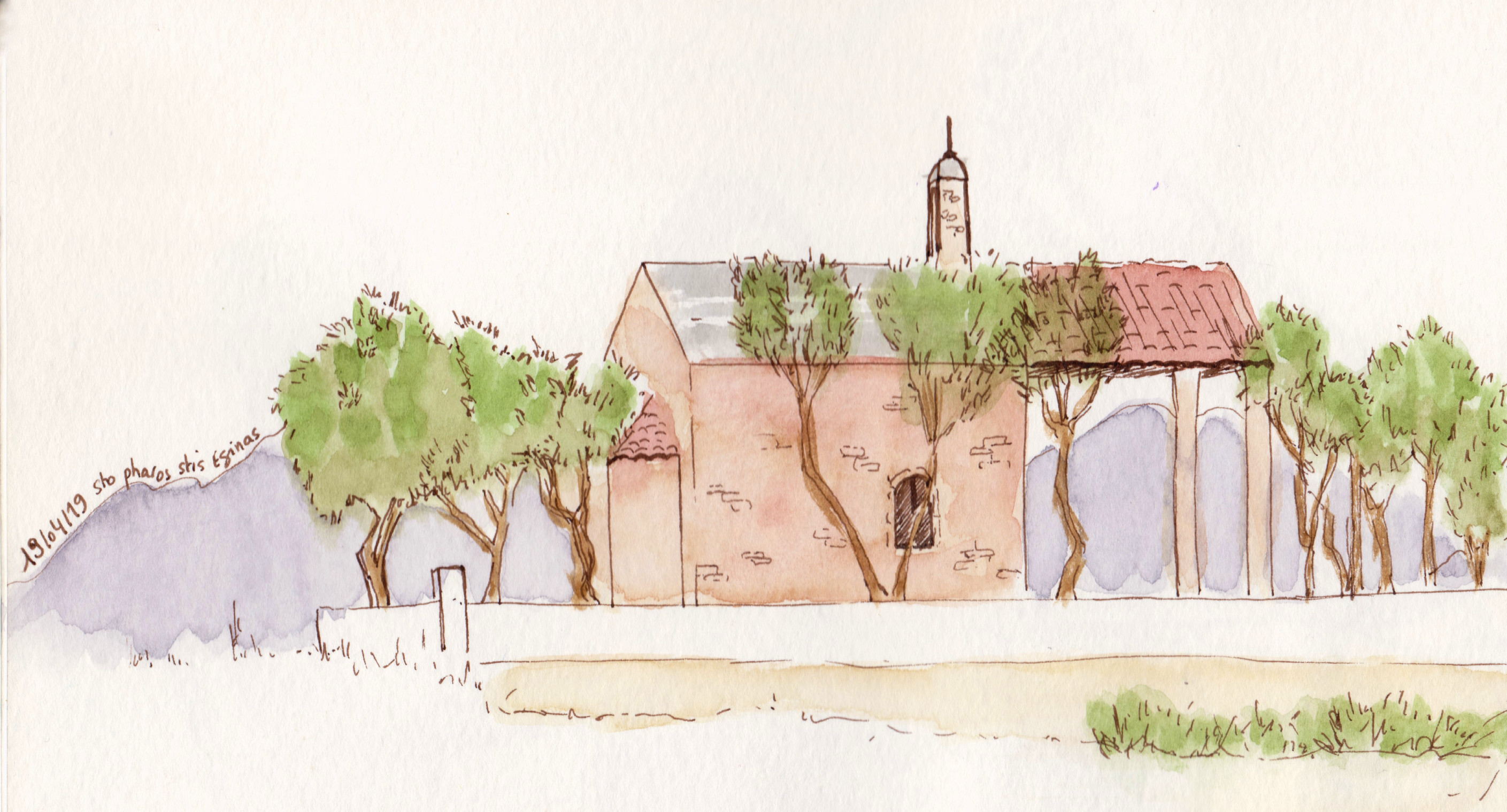 Petite eglise d egine